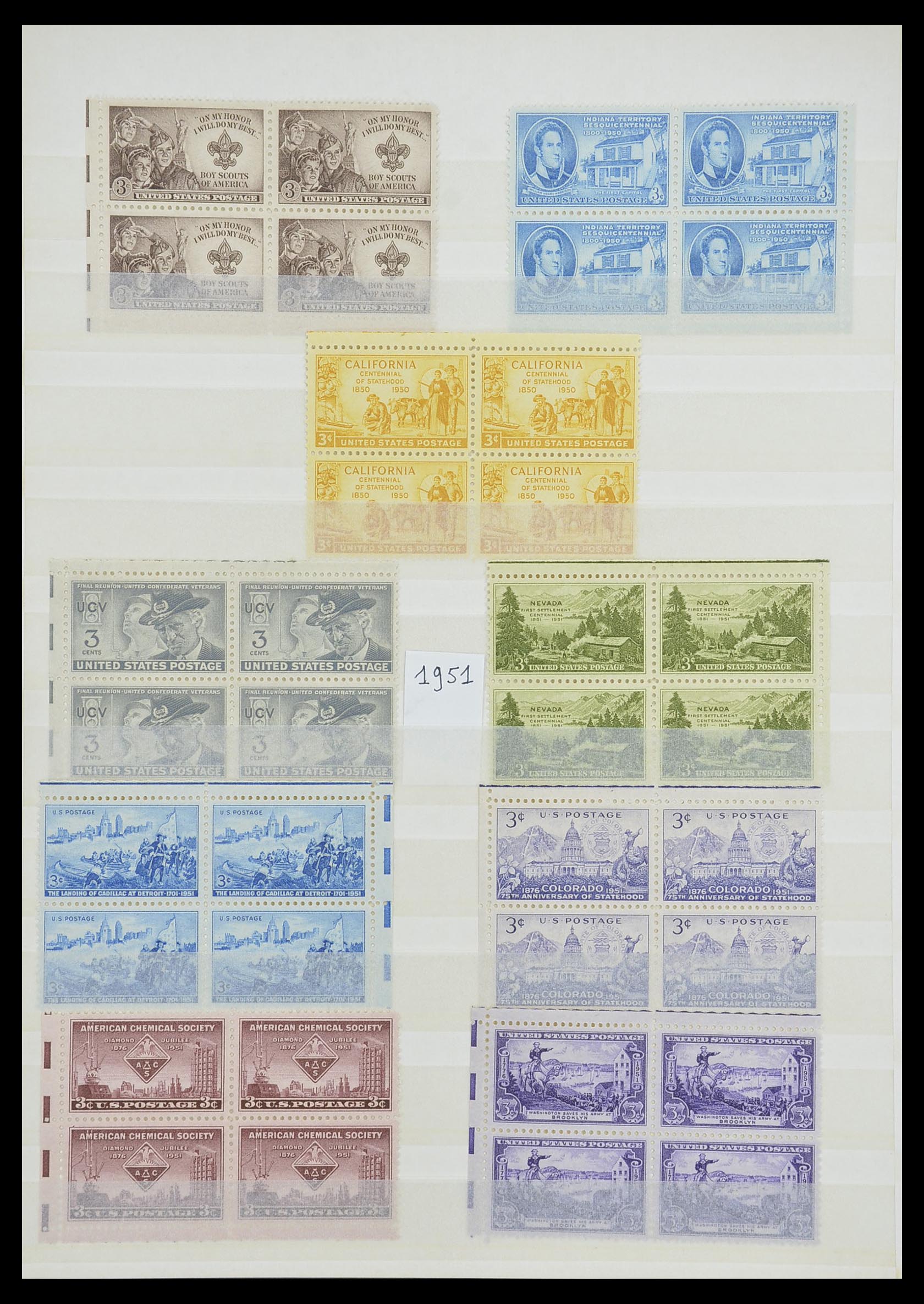 33933 008 - Stamp collection 33933 USA MNH 1945-1996.