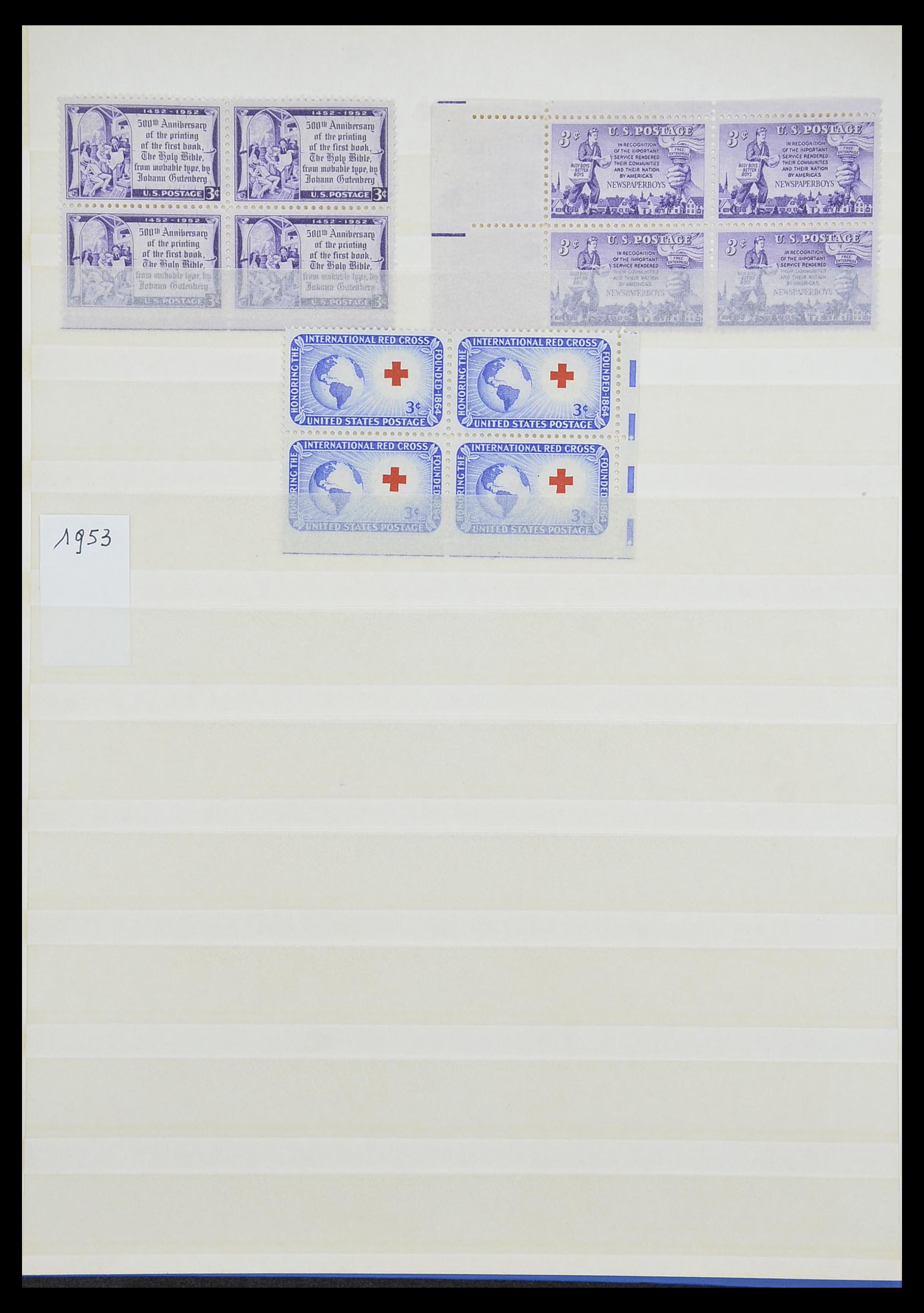 33933 010 - Stamp collection 33933 USA MNH 1945-1996.