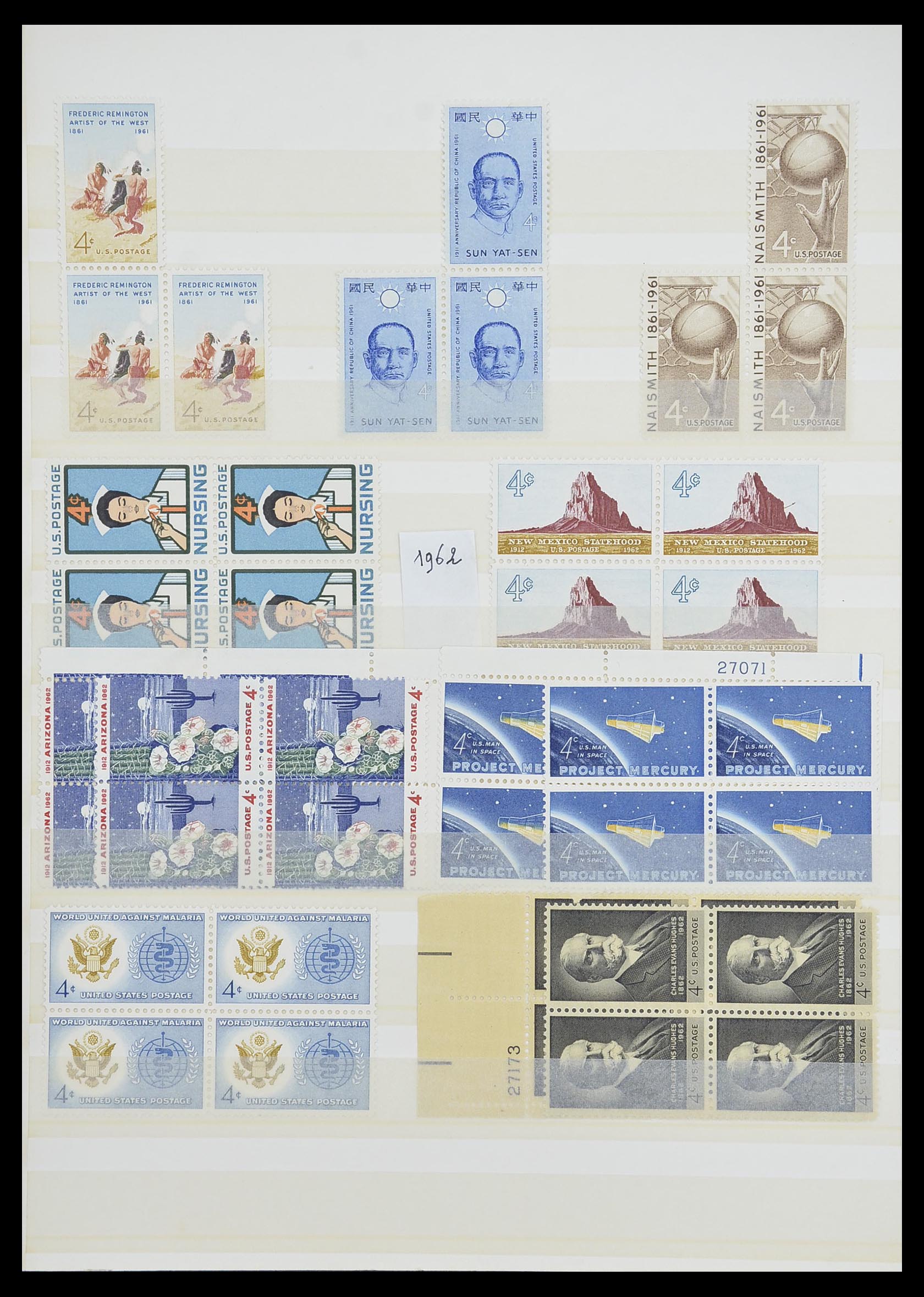 33933 022 - Postzegelverzameling 33933 USA postfris 1945-1996.