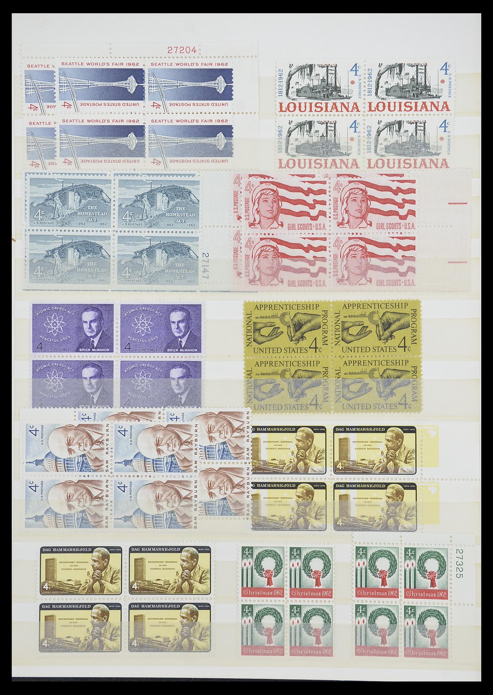 33933 023 - Postzegelverzameling 33933 USA postfris 1945-1996.