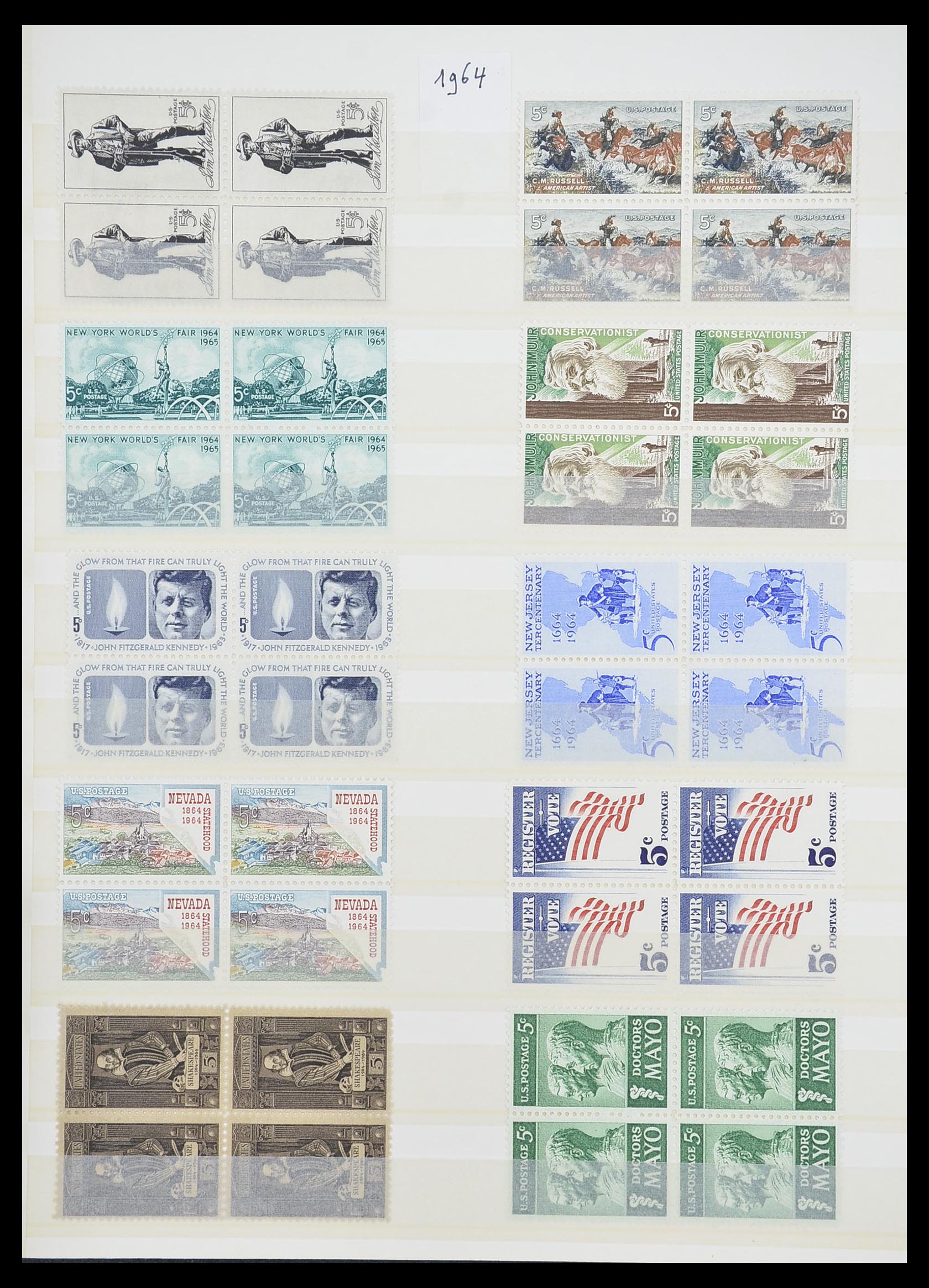 33933 026 - Postzegelverzameling 33933 USA postfris 1945-1996.