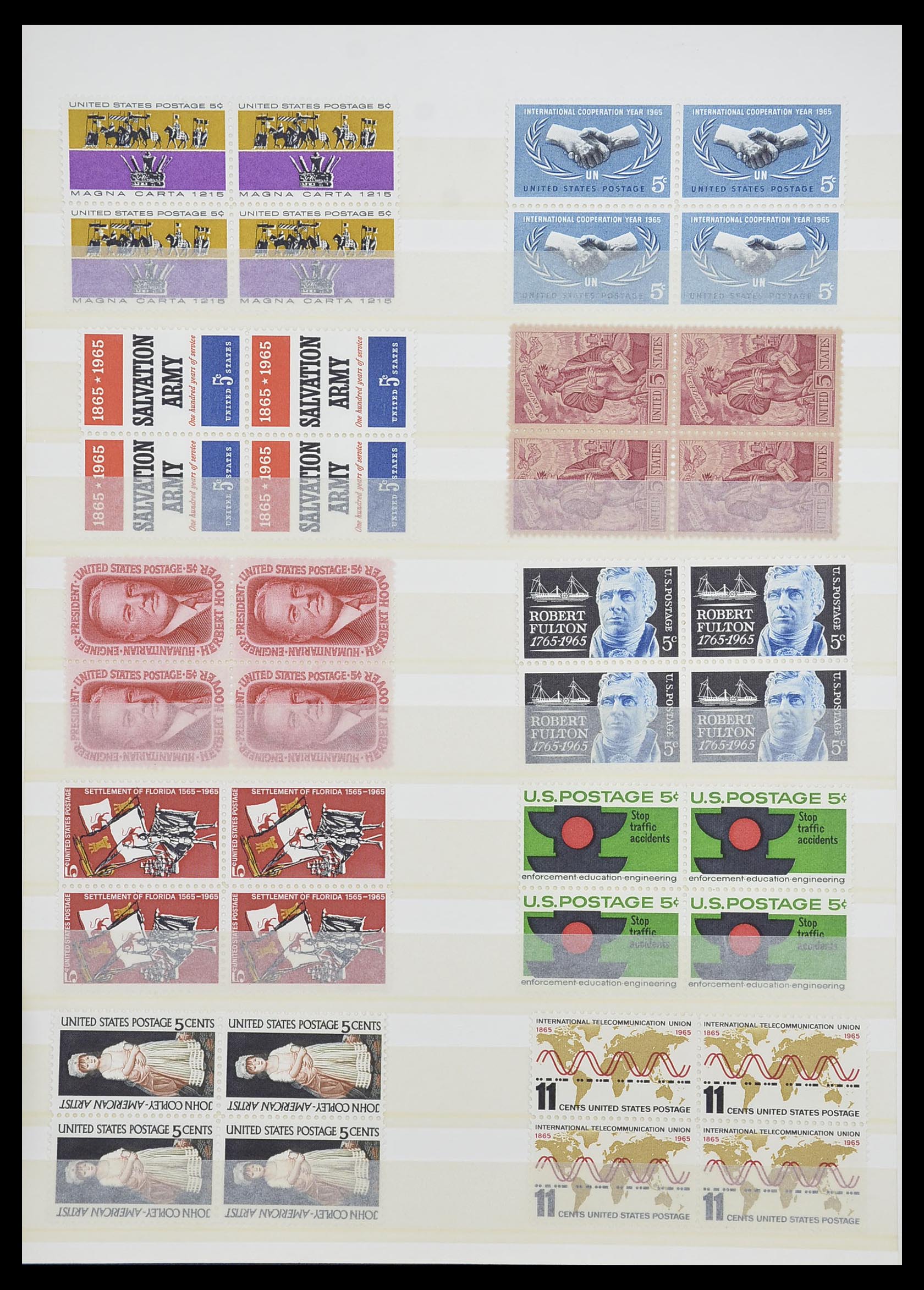33933 028 - Postzegelverzameling 33933 USA postfris 1945-1996.