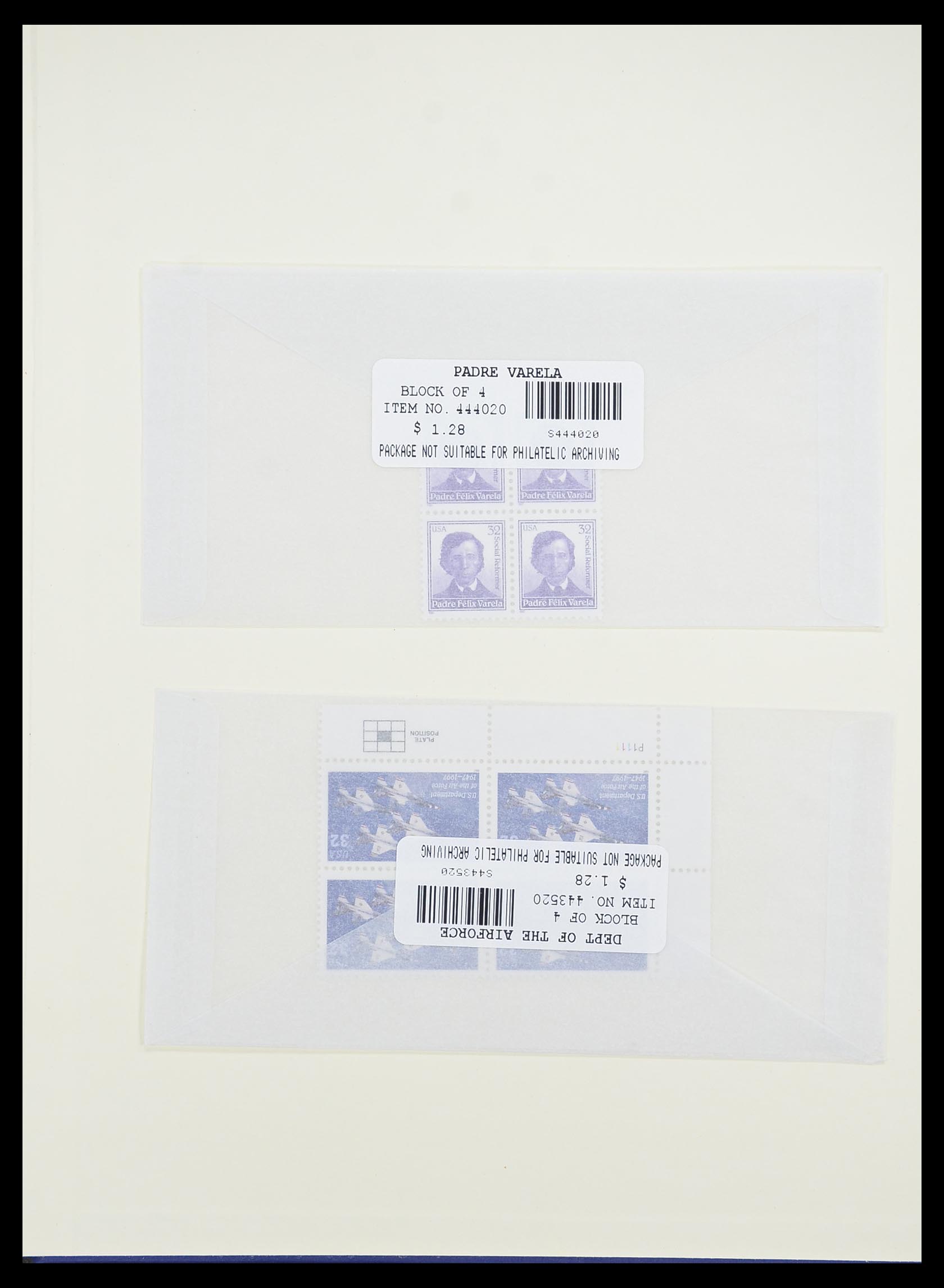 33933 055 - Stamp collection 33933 USA MNH 1945-1996.