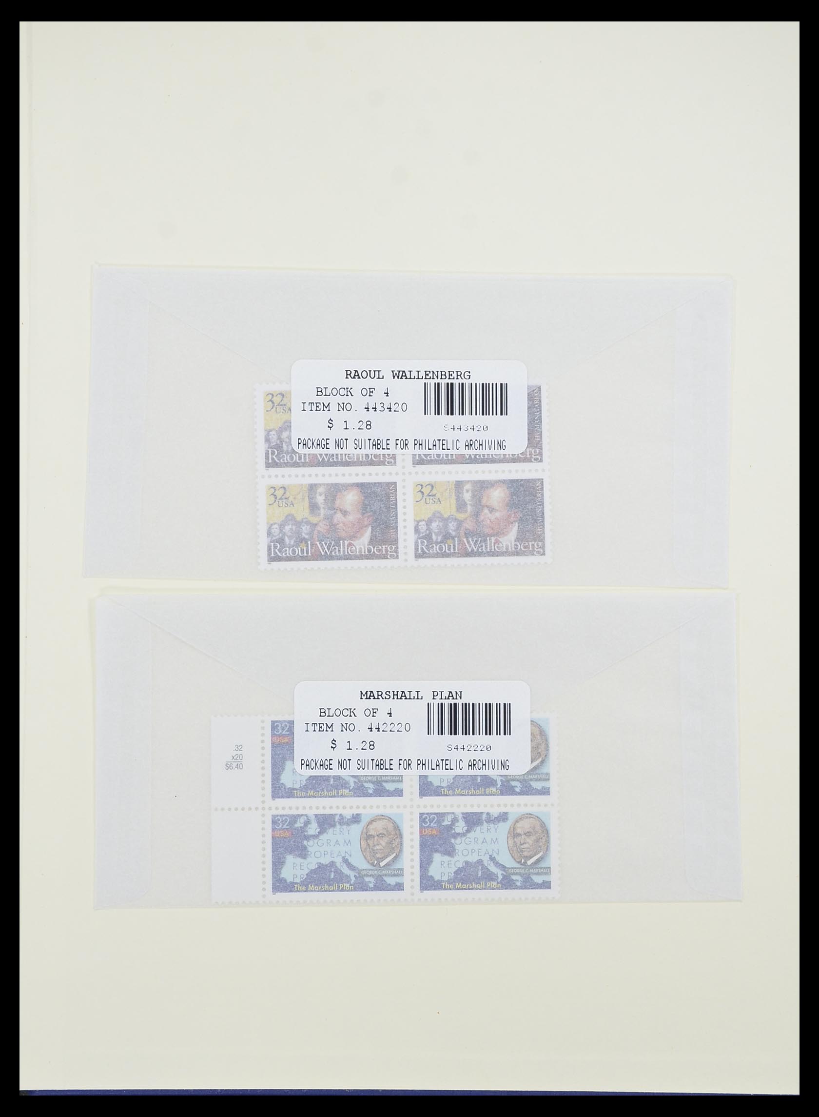 33933 056 - Stamp collection 33933 USA MNH 1945-1996.