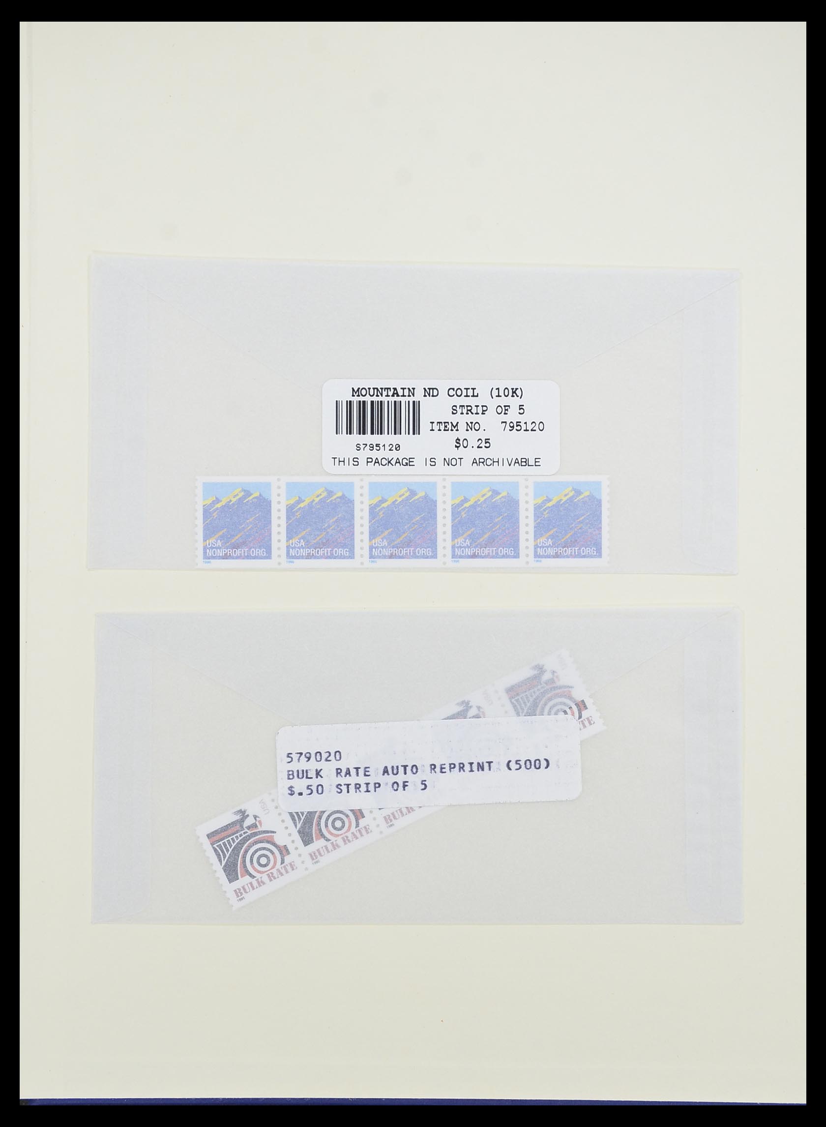 33933 057 - Stamp collection 33933 USA MNH 1945-1996.