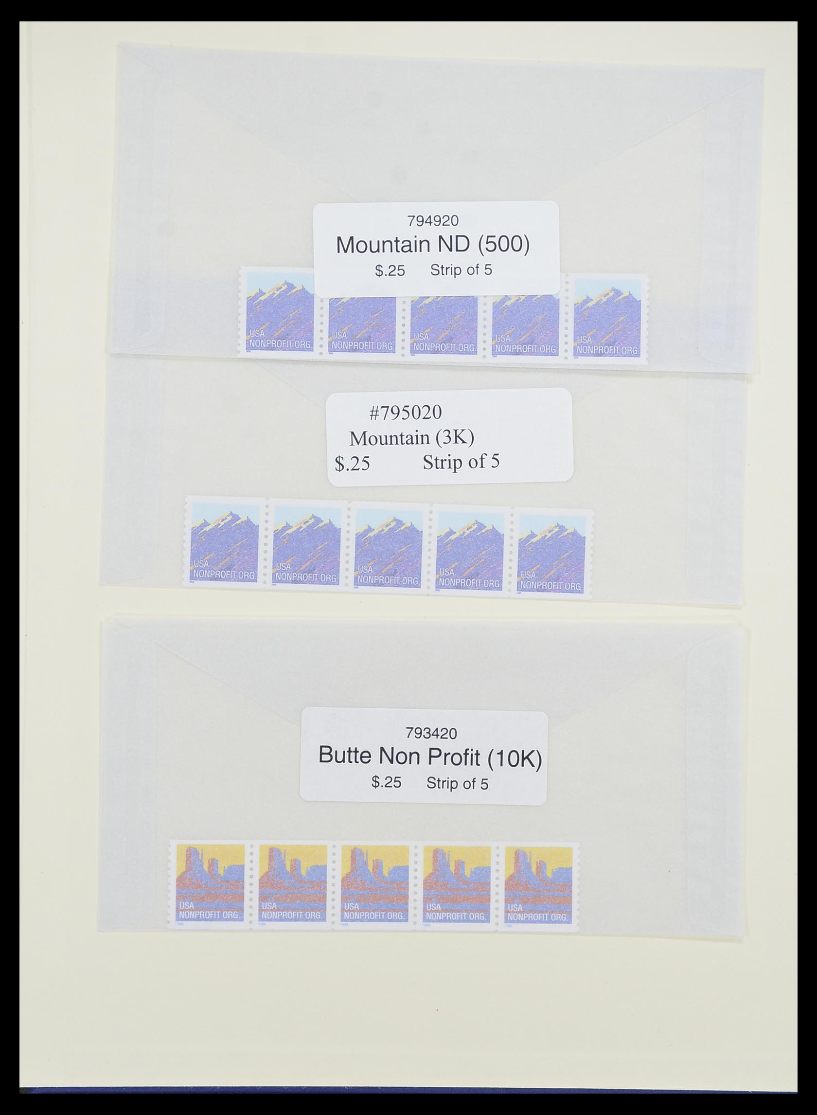 33933 058 - Stamp collection 33933 USA MNH 1945-1996.