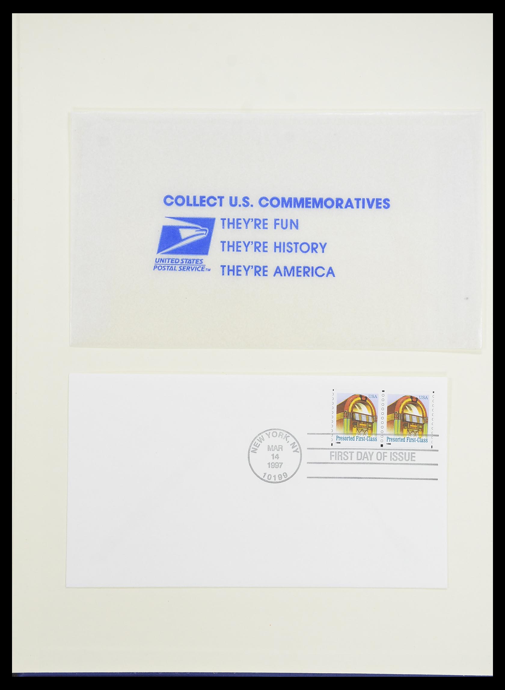33933 063 - Stamp collection 33933 USA MNH 1945-1996.