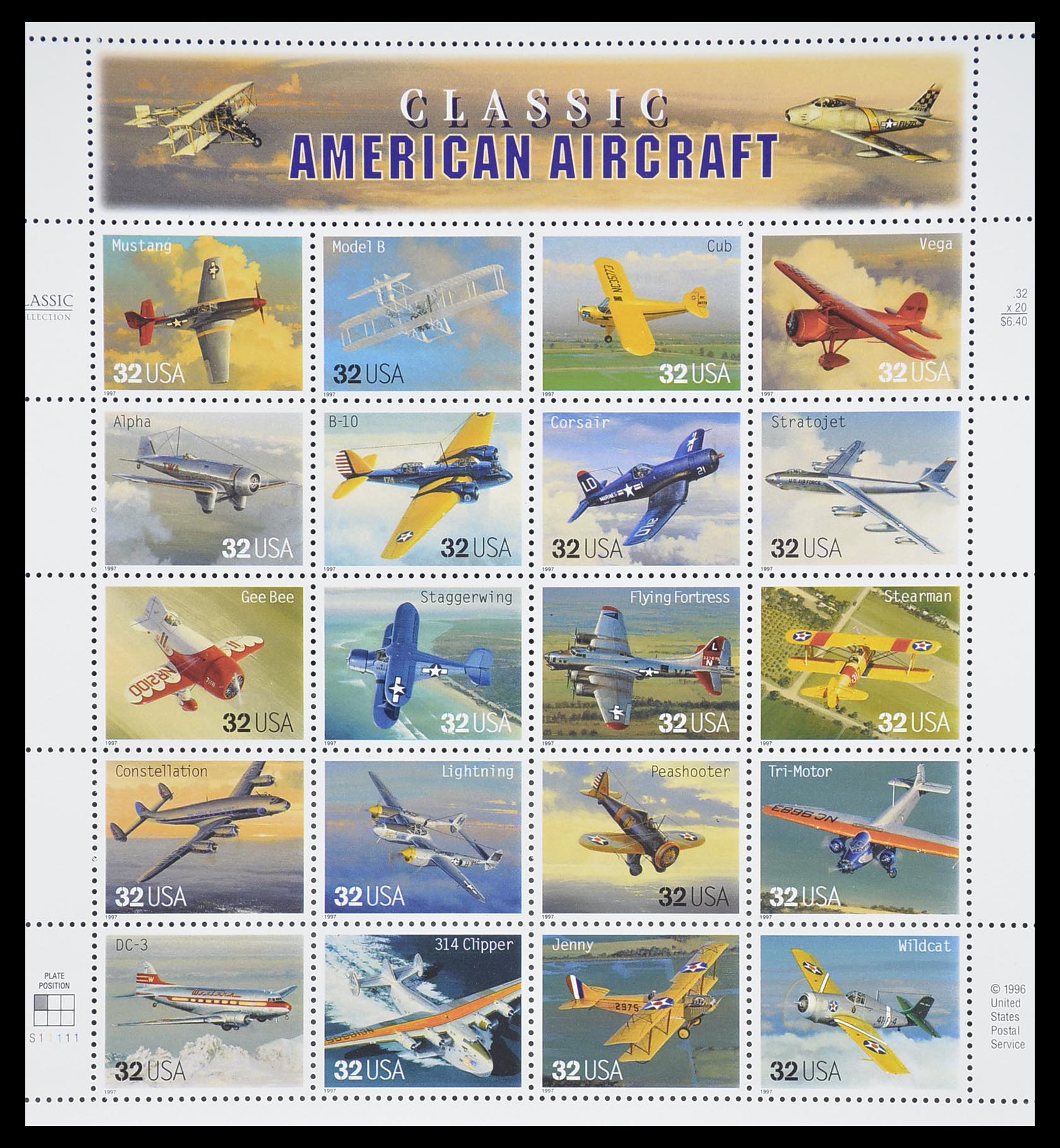 33933 086 - Stamp collection 33933 USA MNH 1945-1996.