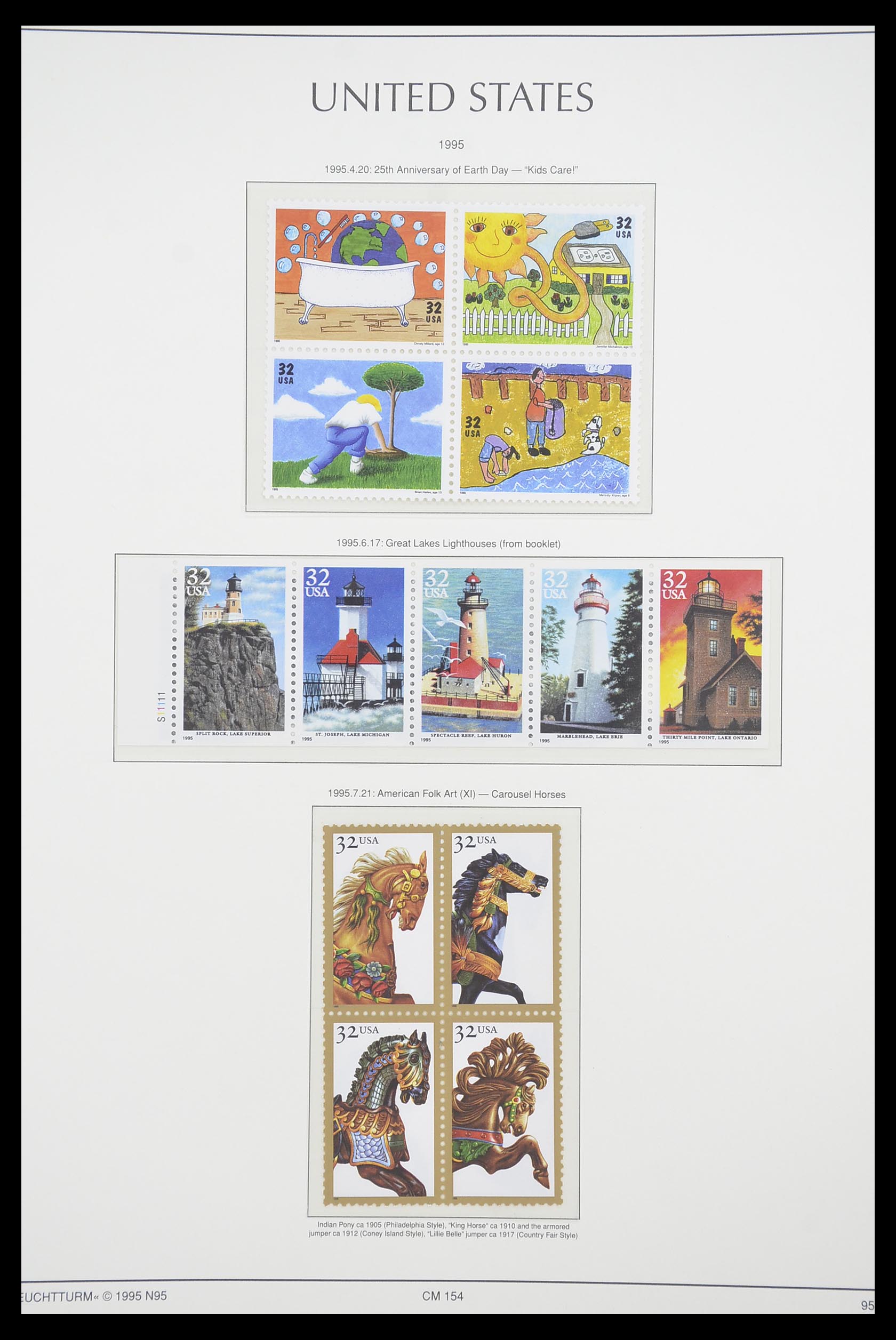 33933 105 - Stamp collection 33933 USA MNH 1945-1996.