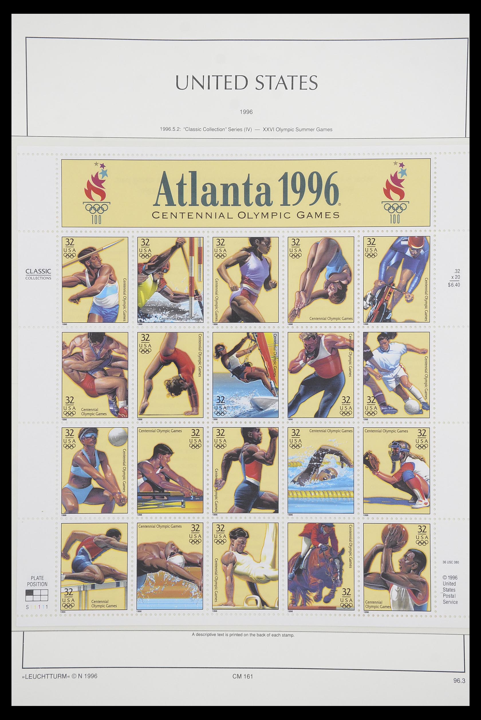 33933 118 - Stamp collection 33933 USA MNH 1945-1996.
