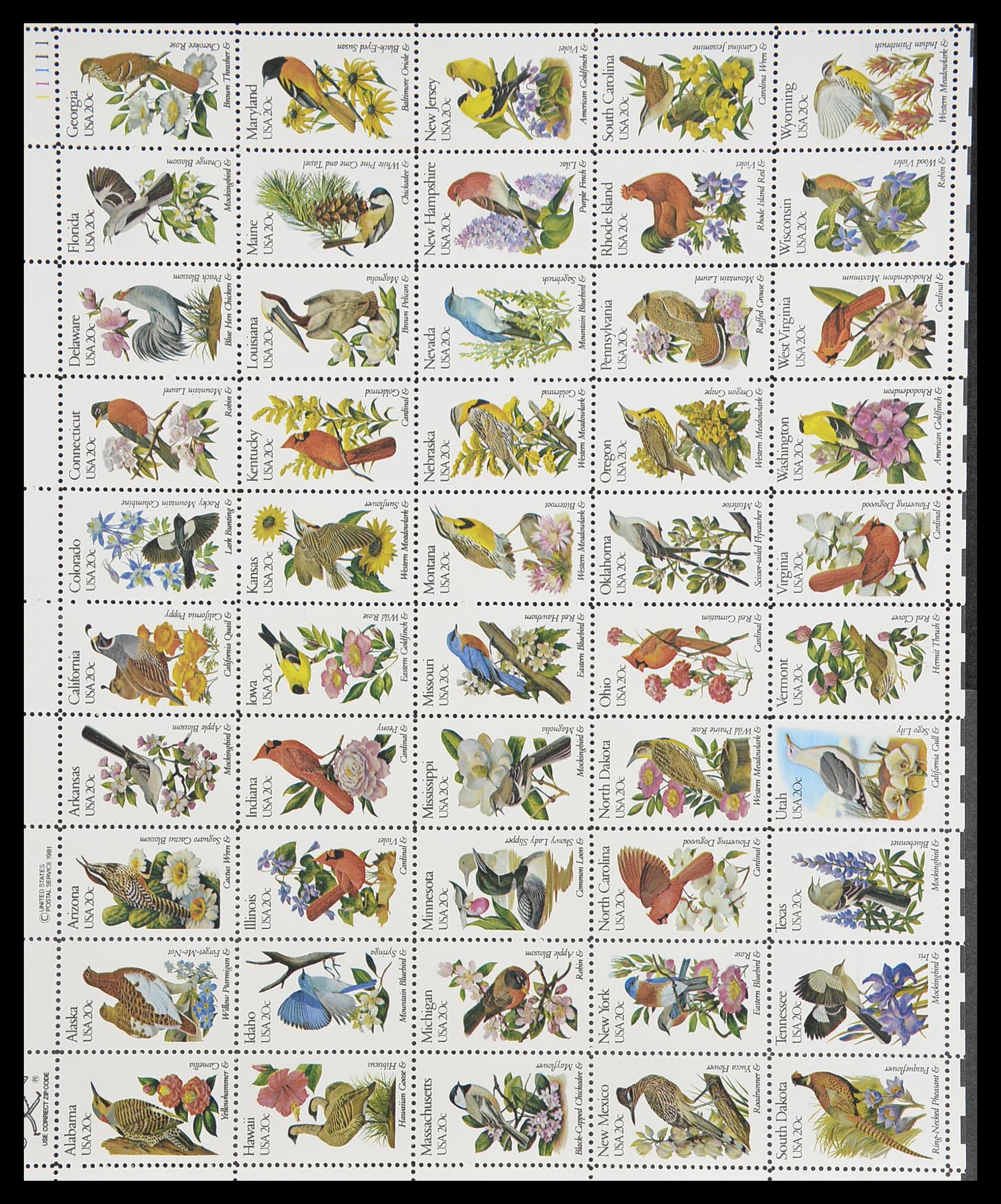 33933 127 - Stamp collection 33933 USA MNH 1945-1996.
