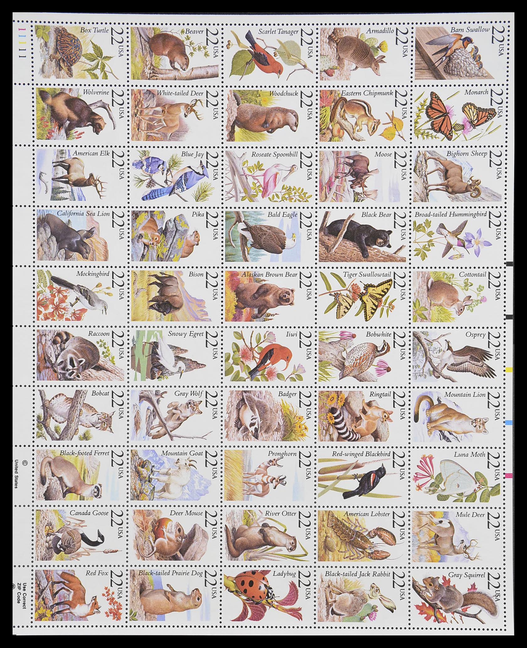 33933 128 - Stamp collection 33933 USA MNH 1945-1996.