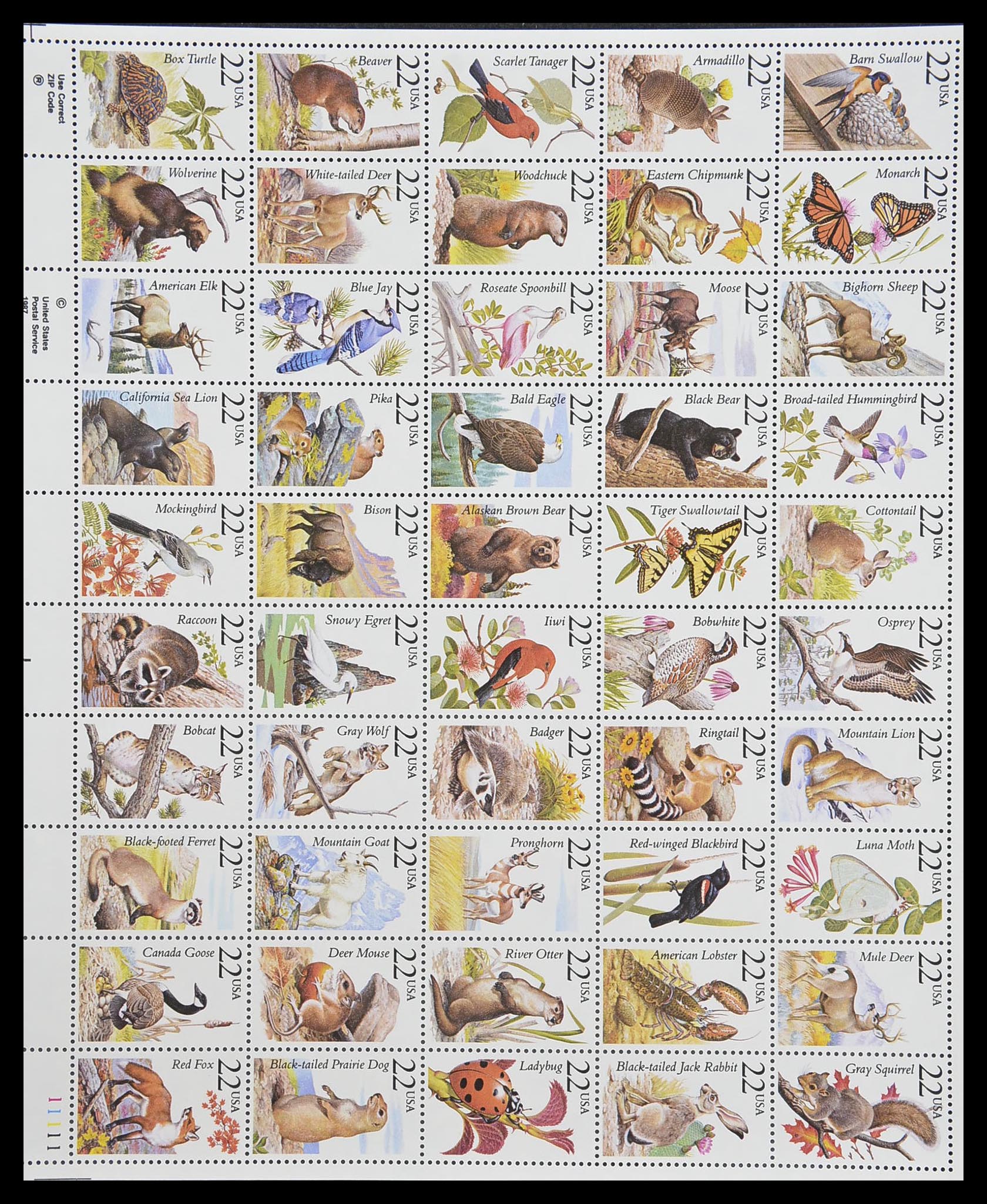 33933 129 - Stamp collection 33933 USA MNH 1945-1996.