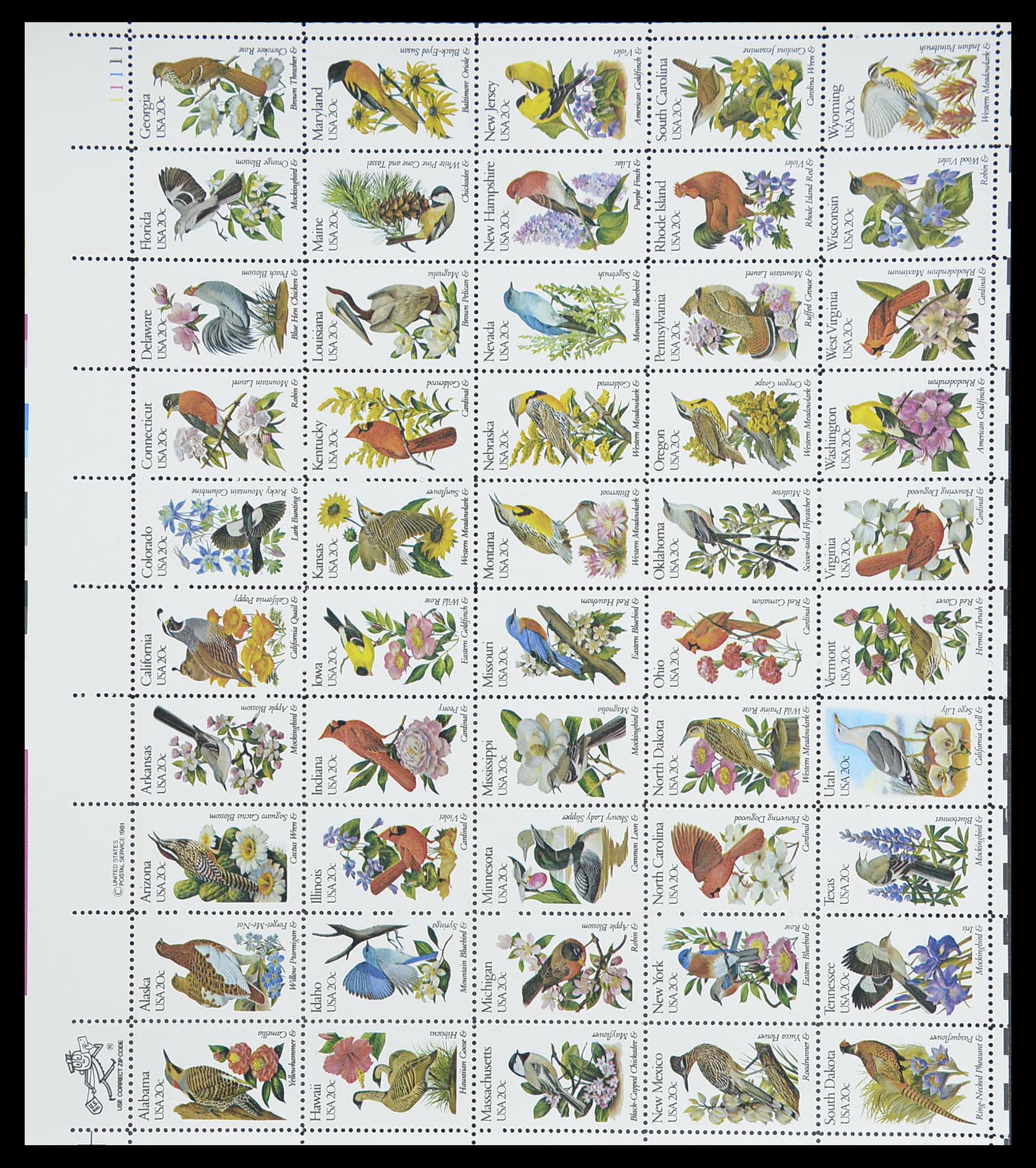 33933 139 - Stamp collection 33933 USA MNH 1945-1996.