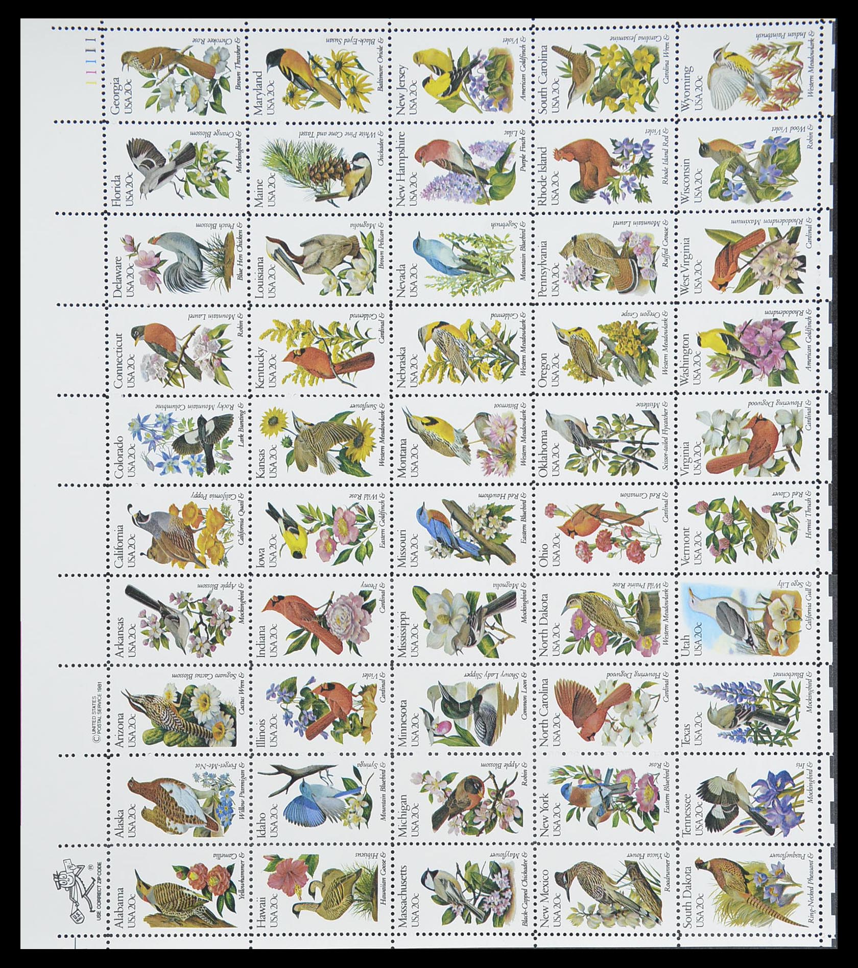 33933 140 - Stamp collection 33933 USA MNH 1945-1996.