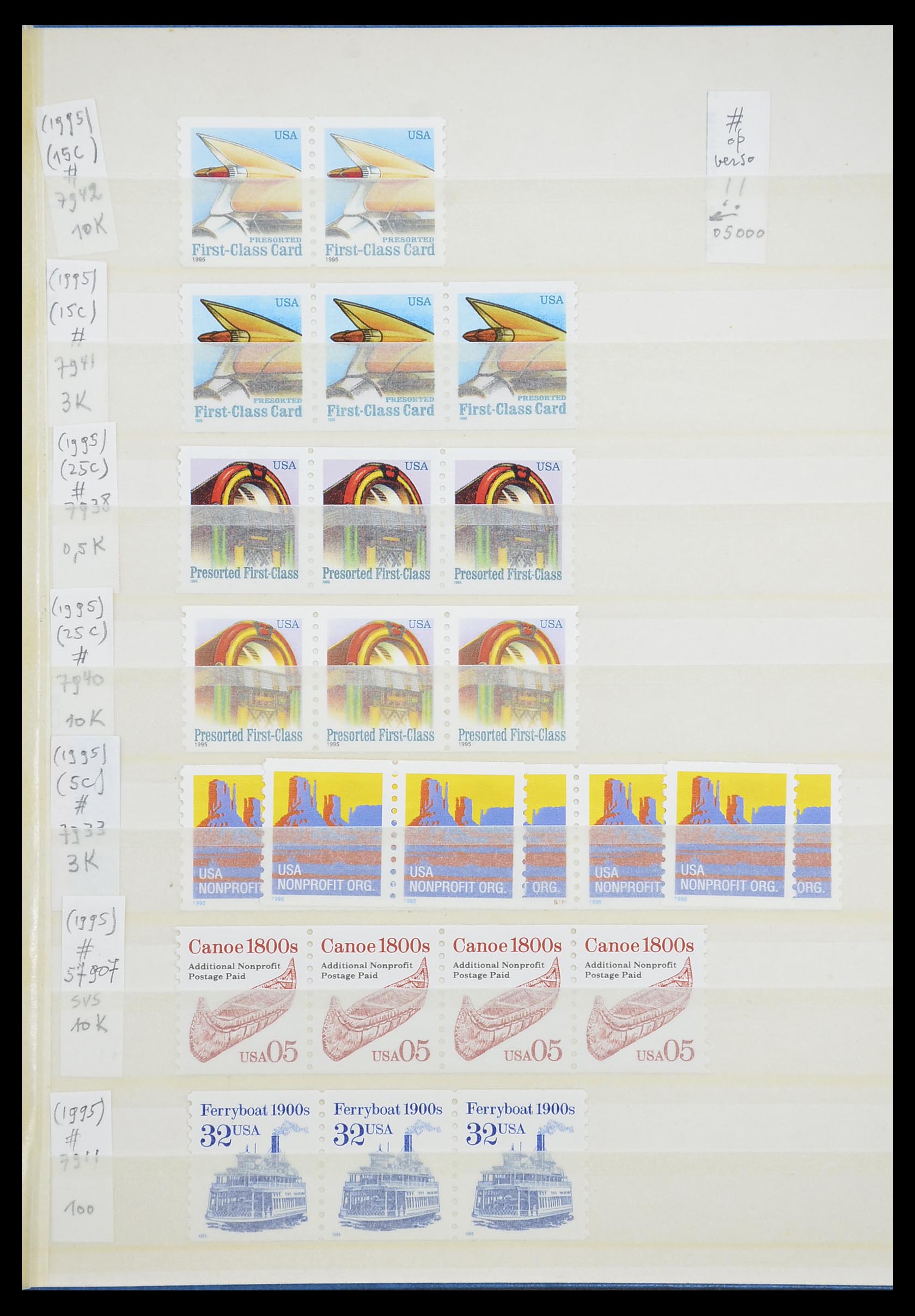 33933 144 - Postzegelverzameling 33933 USA postfris 1945-1996.