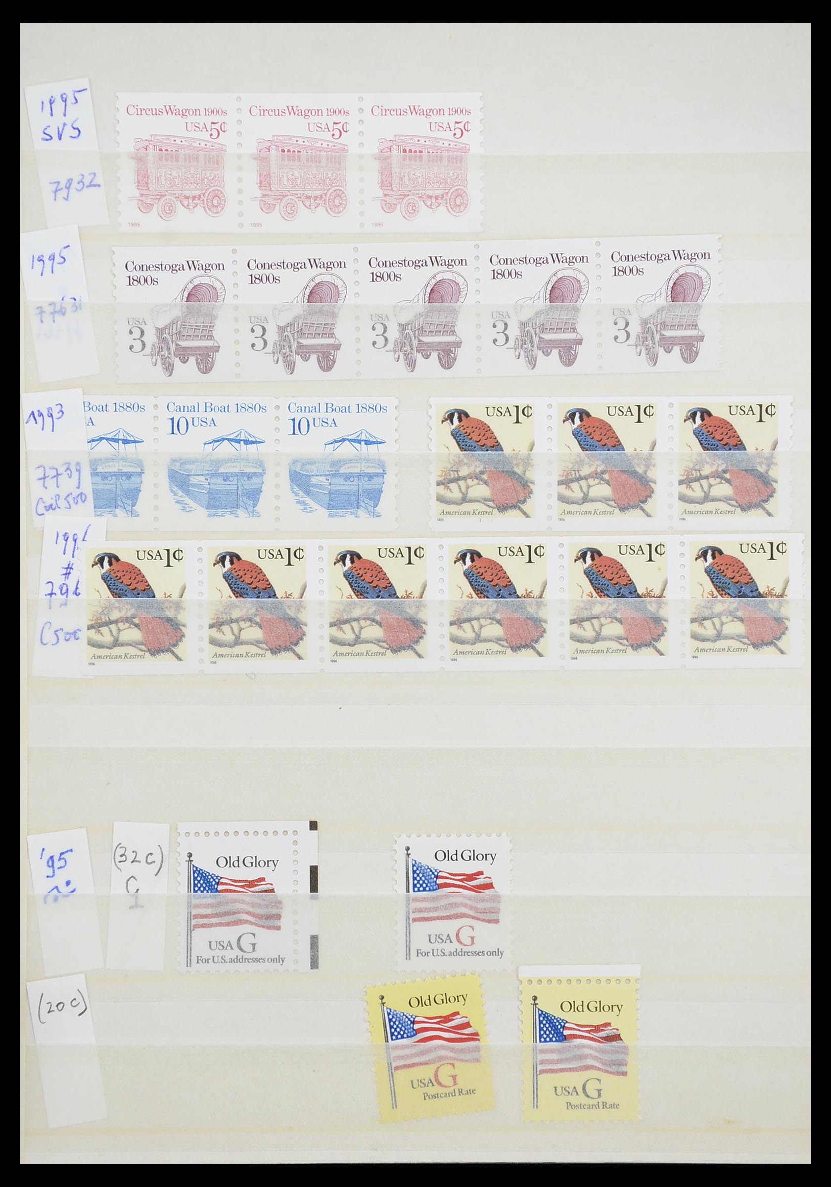 33933 145 - Stamp collection 33933 USA MNH 1945-1996.