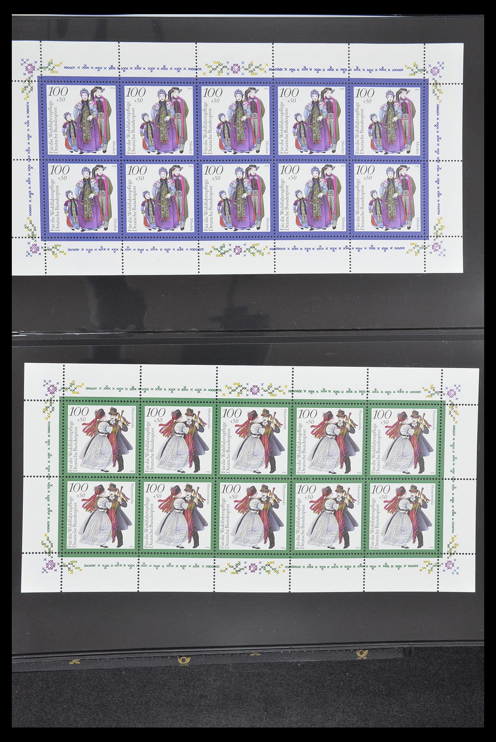 33936 003 - Postzegelverzameling 33936 Bundespost kleinbogen 1994-2000.