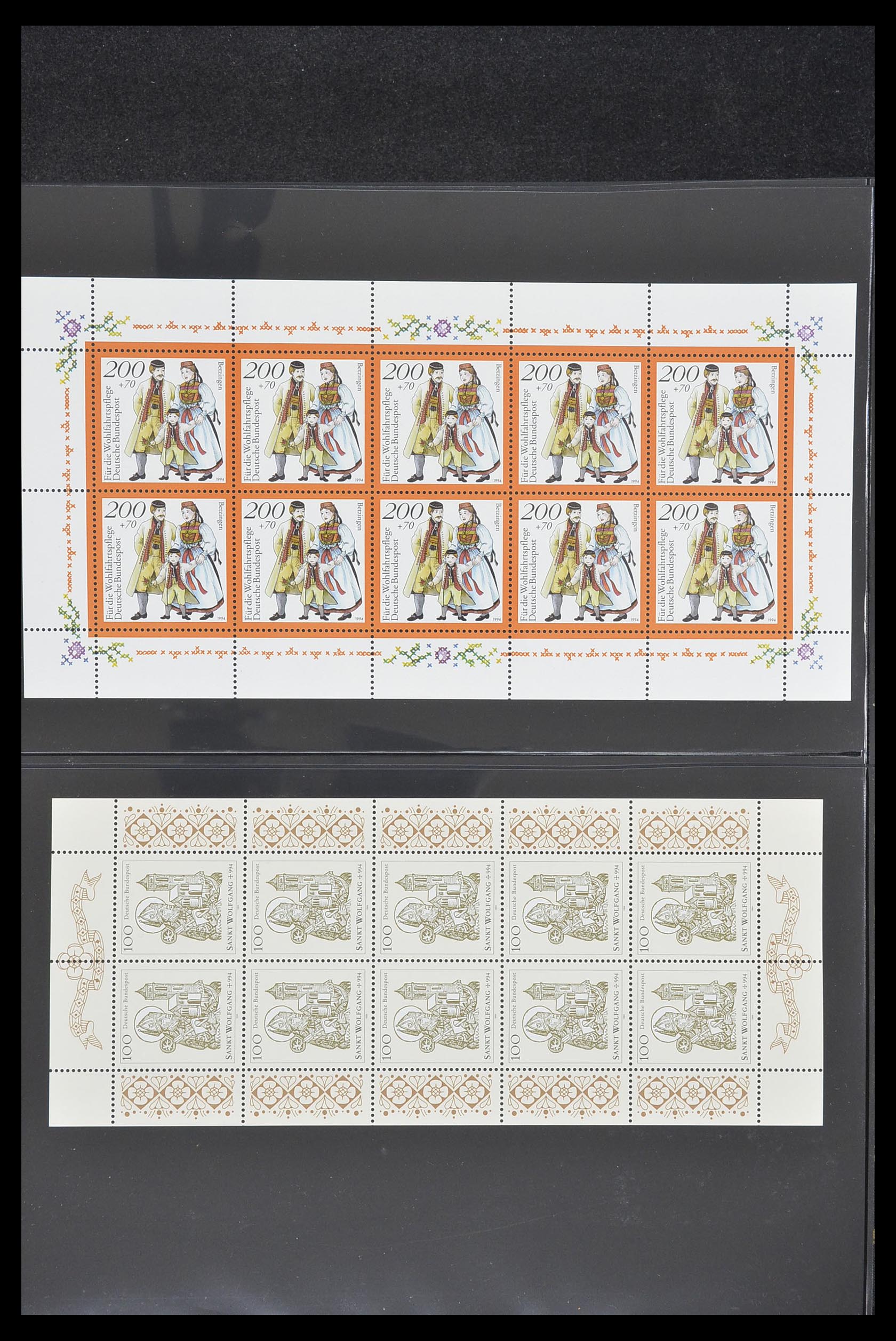 33936 004 - Postzegelverzameling 33936 Bundespost kleinbogen 1994-2000.
