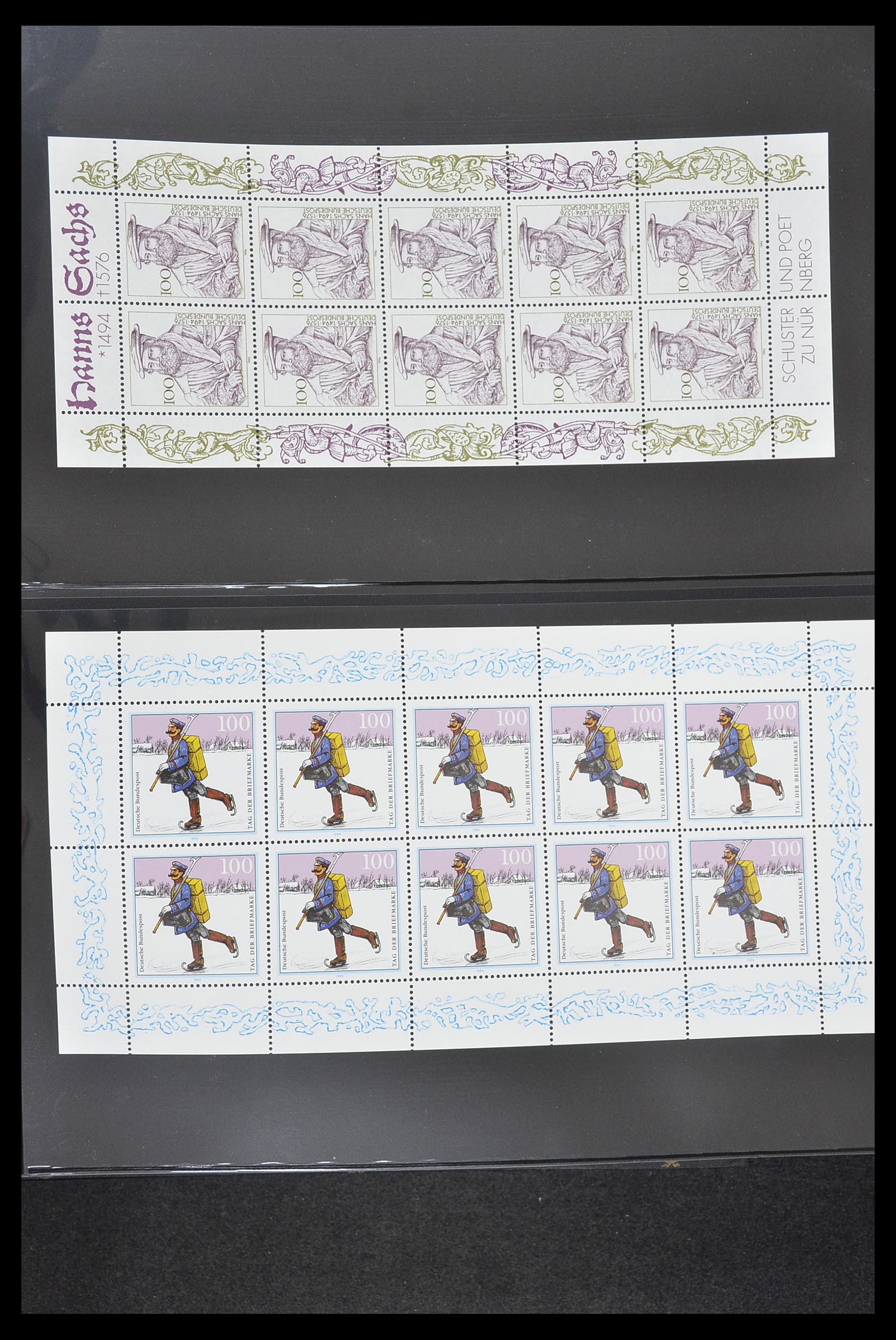 33936 005 - Postzegelverzameling 33936 Bundespost kleinbogen 1994-2000.