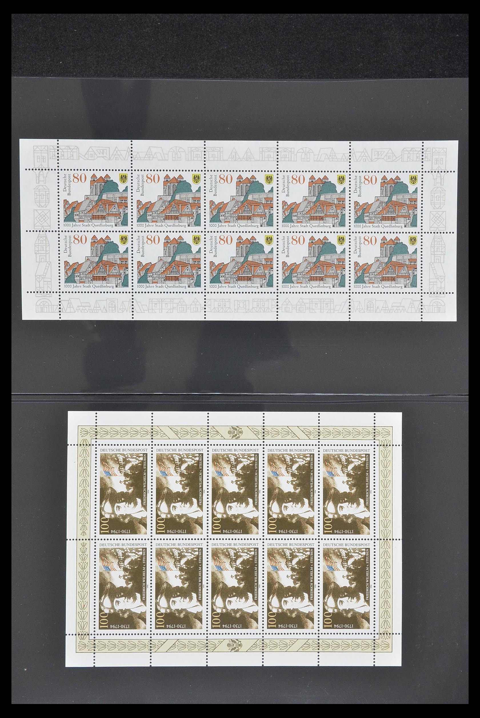 33936 006 - Postzegelverzameling 33936 Bundespost kleinbogen 1994-2000.