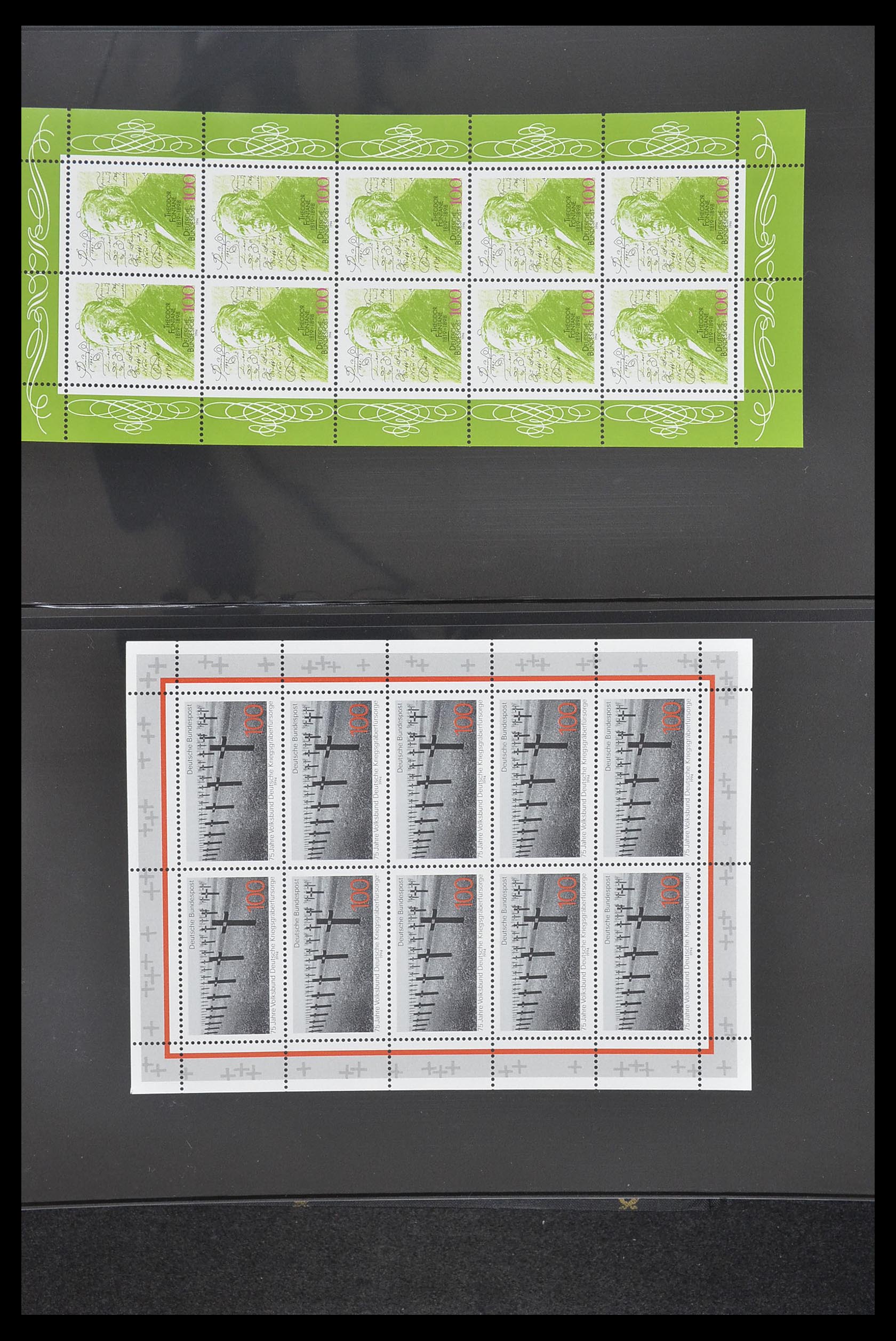 33936 007 - Postzegelverzameling 33936 Bundespost kleinbogen 1994-2000.