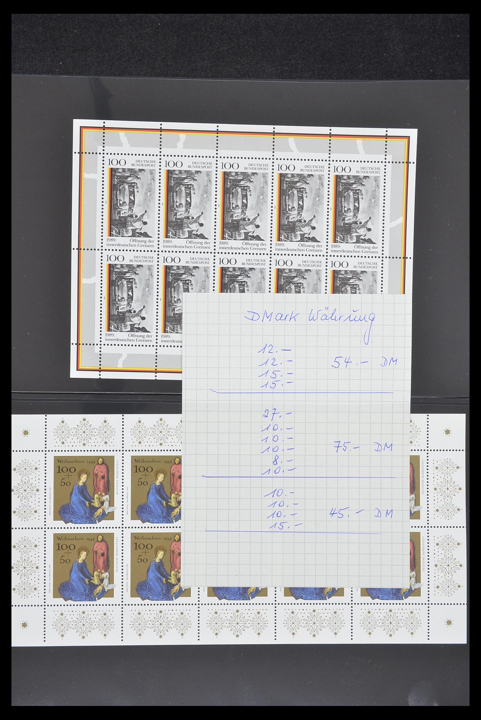33936 008 - Postzegelverzameling 33936 Bundespost kleinbogen 1994-2000.