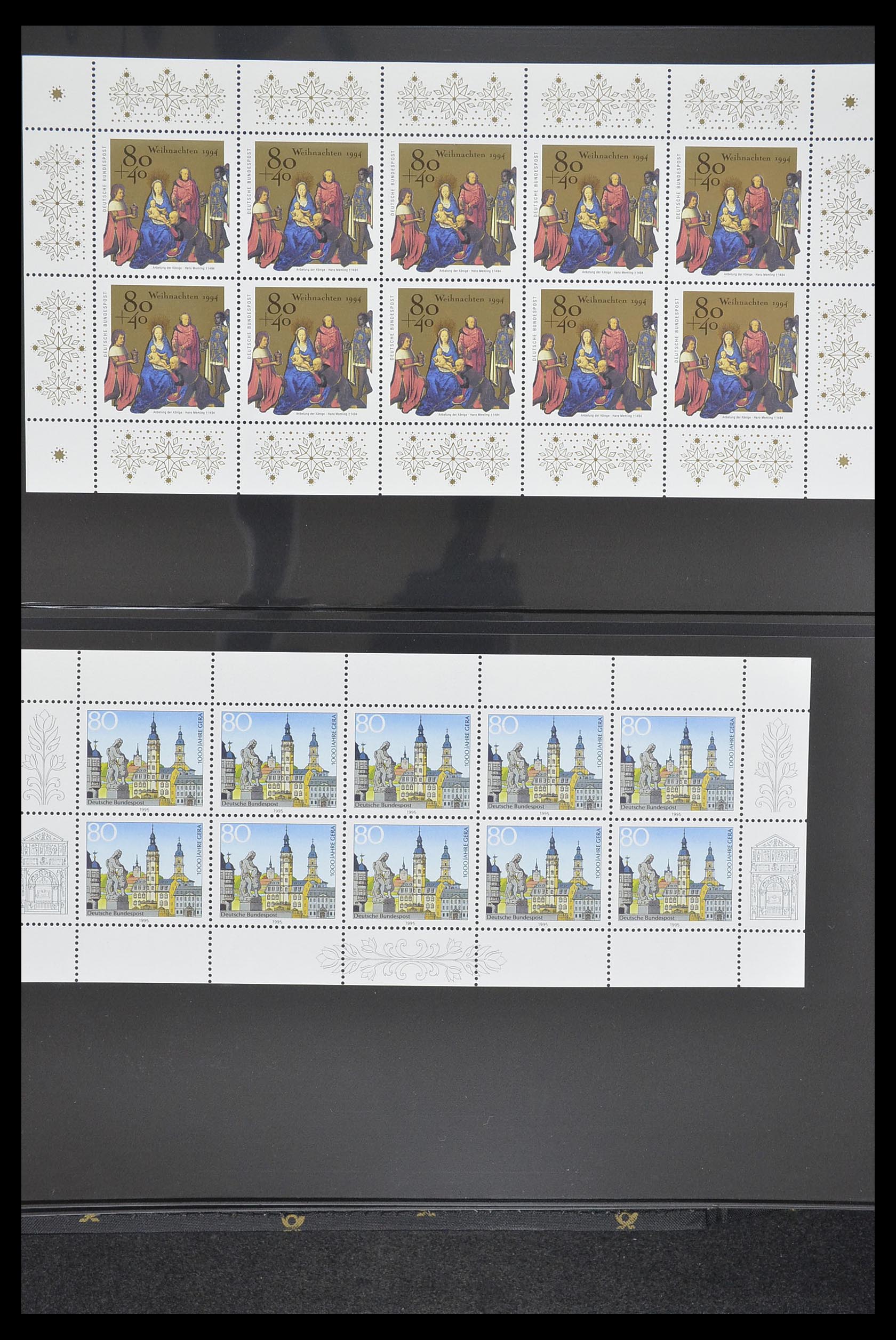 33936 009 - Postzegelverzameling 33936 Bundespost kleinbogen 1994-2000.