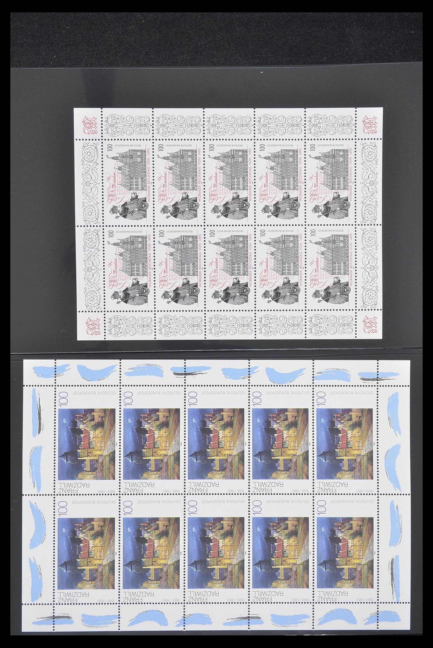33936 010 - Postzegelverzameling 33936 Bundespost kleinbogen 1994-2000.