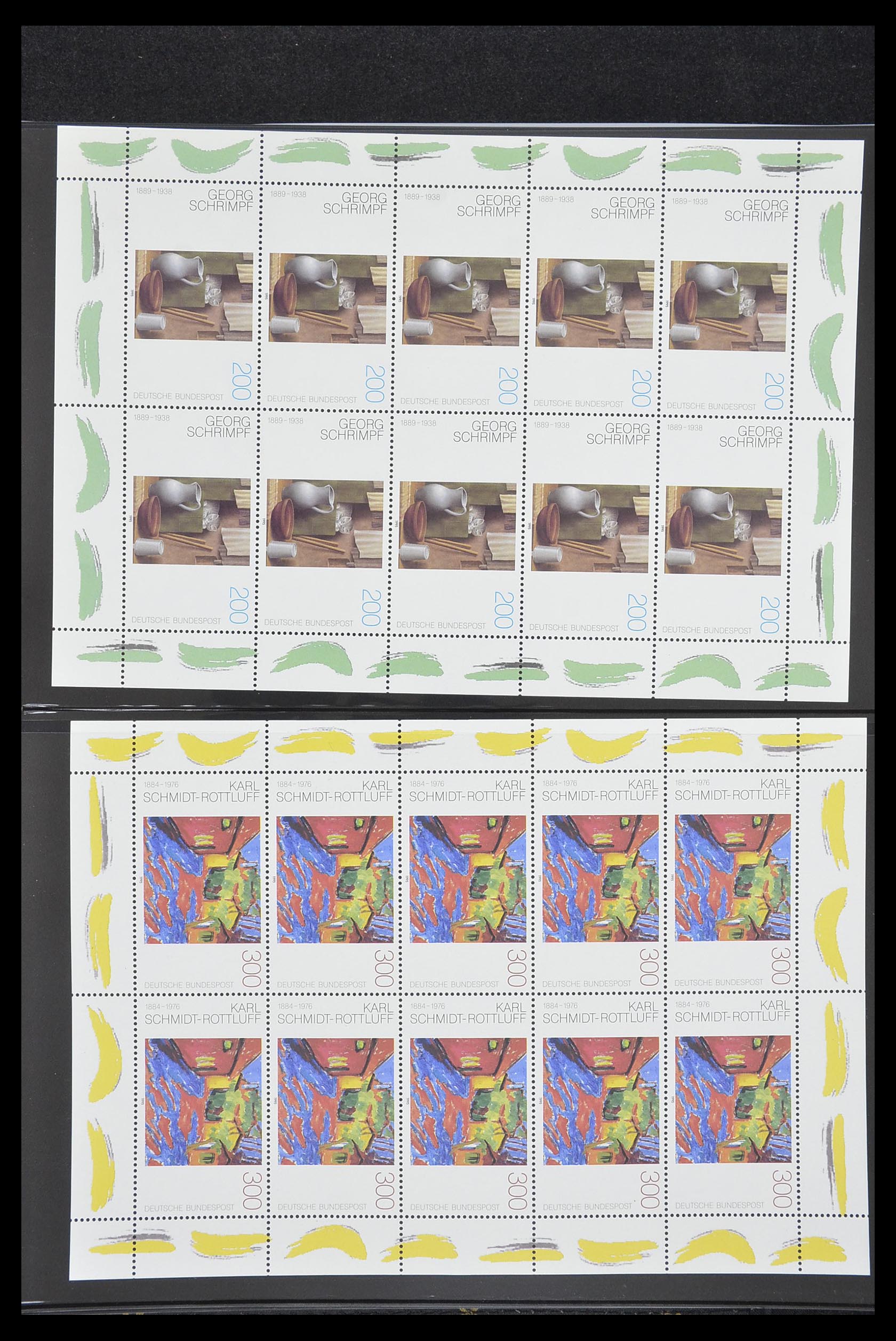 33936 011 - Postzegelverzameling 33936 Bundespost kleinbogen 1994-2000.