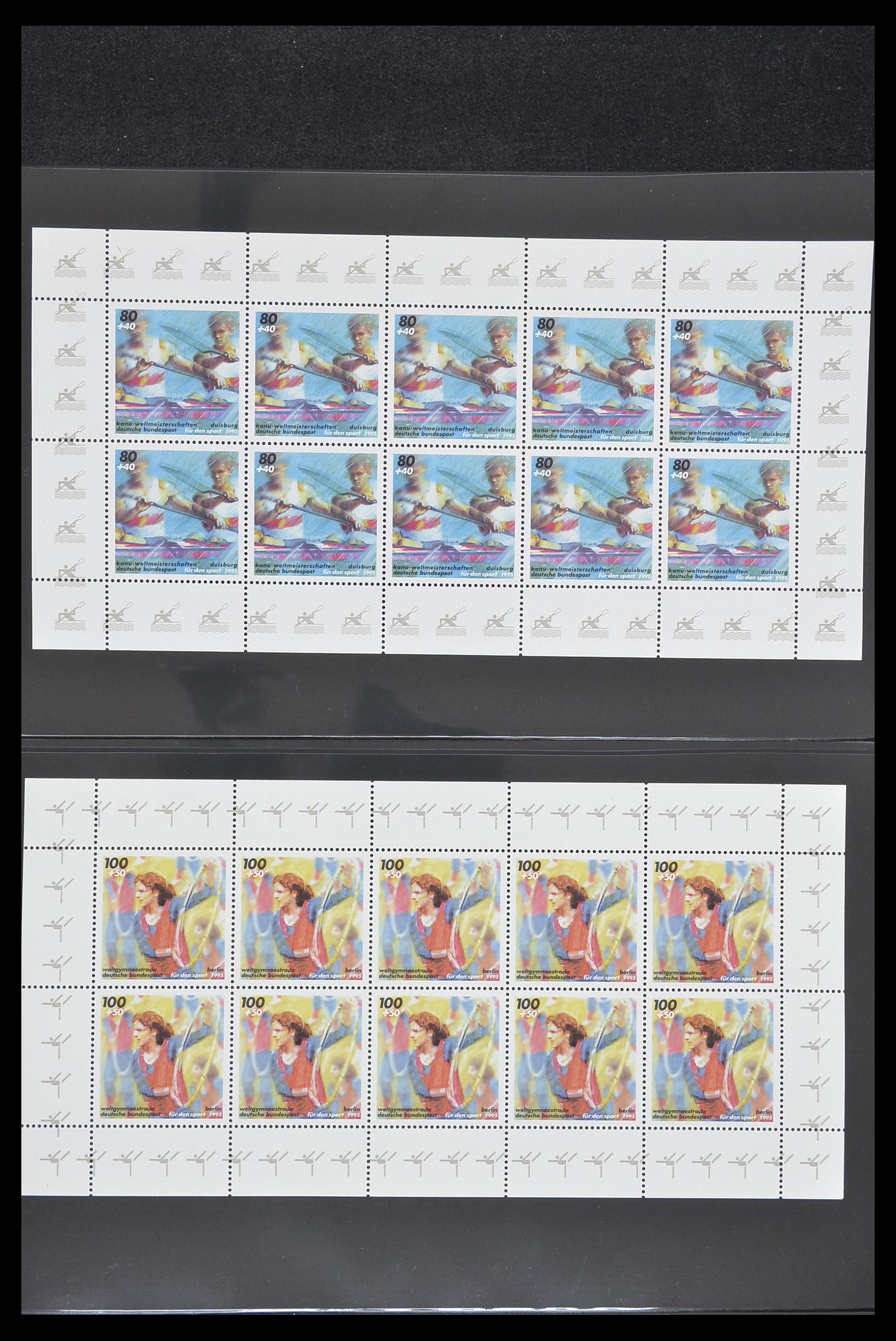 33936 012 - Postzegelverzameling 33936 Bundespost kleinbogen 1994-2000.