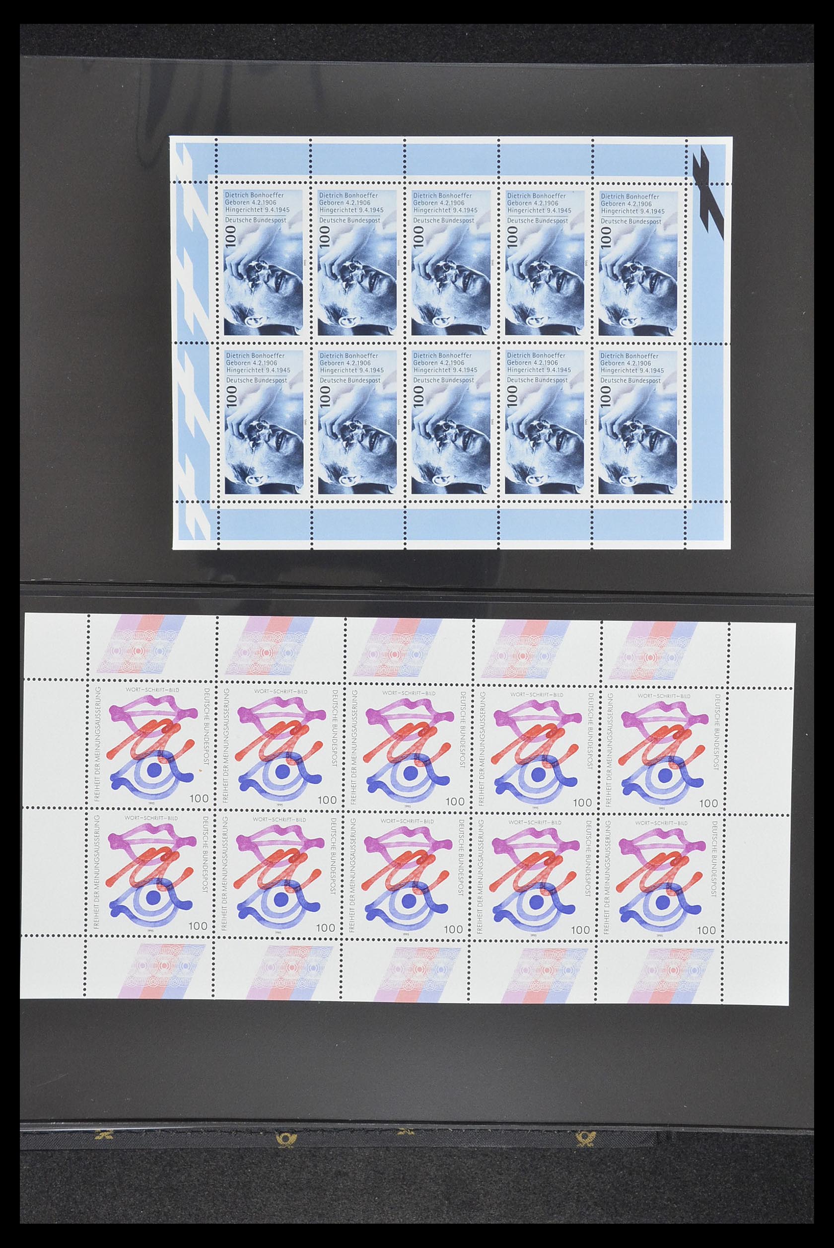 33936 017 - Postzegelverzameling 33936 Bundespost kleinbogen 1994-2000.