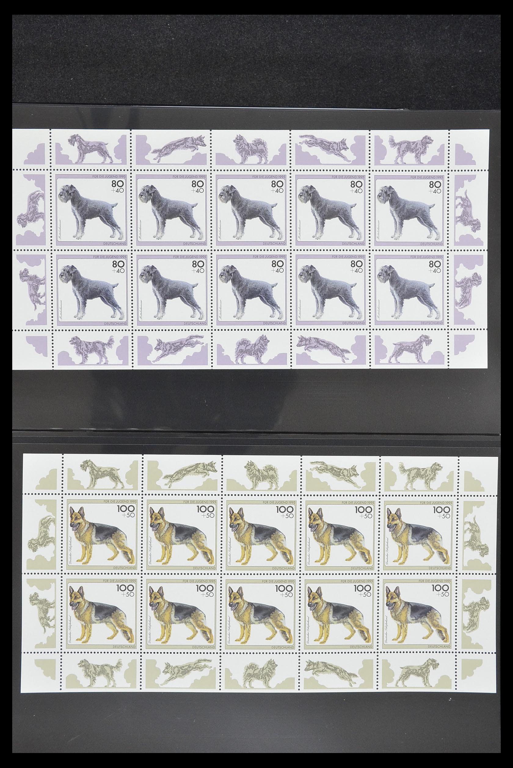 33936 021 - Postzegelverzameling 33936 Bundespost kleinbogen 1994-2000.