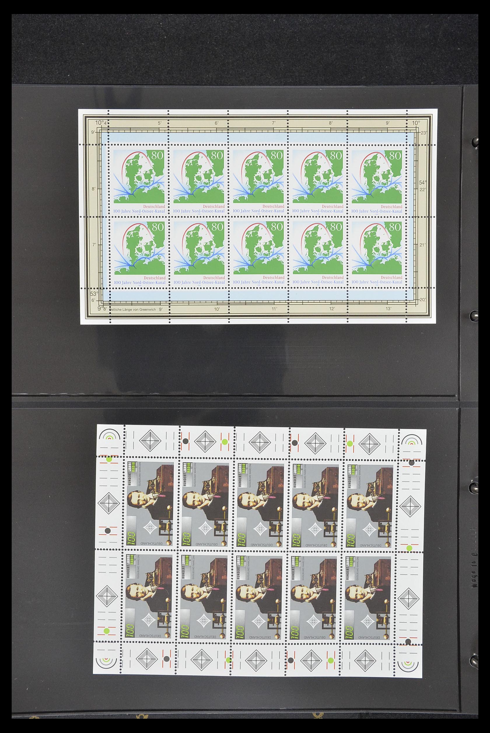 33936 023 - Postzegelverzameling 33936 Bundespost kleinbogen 1994-2000.