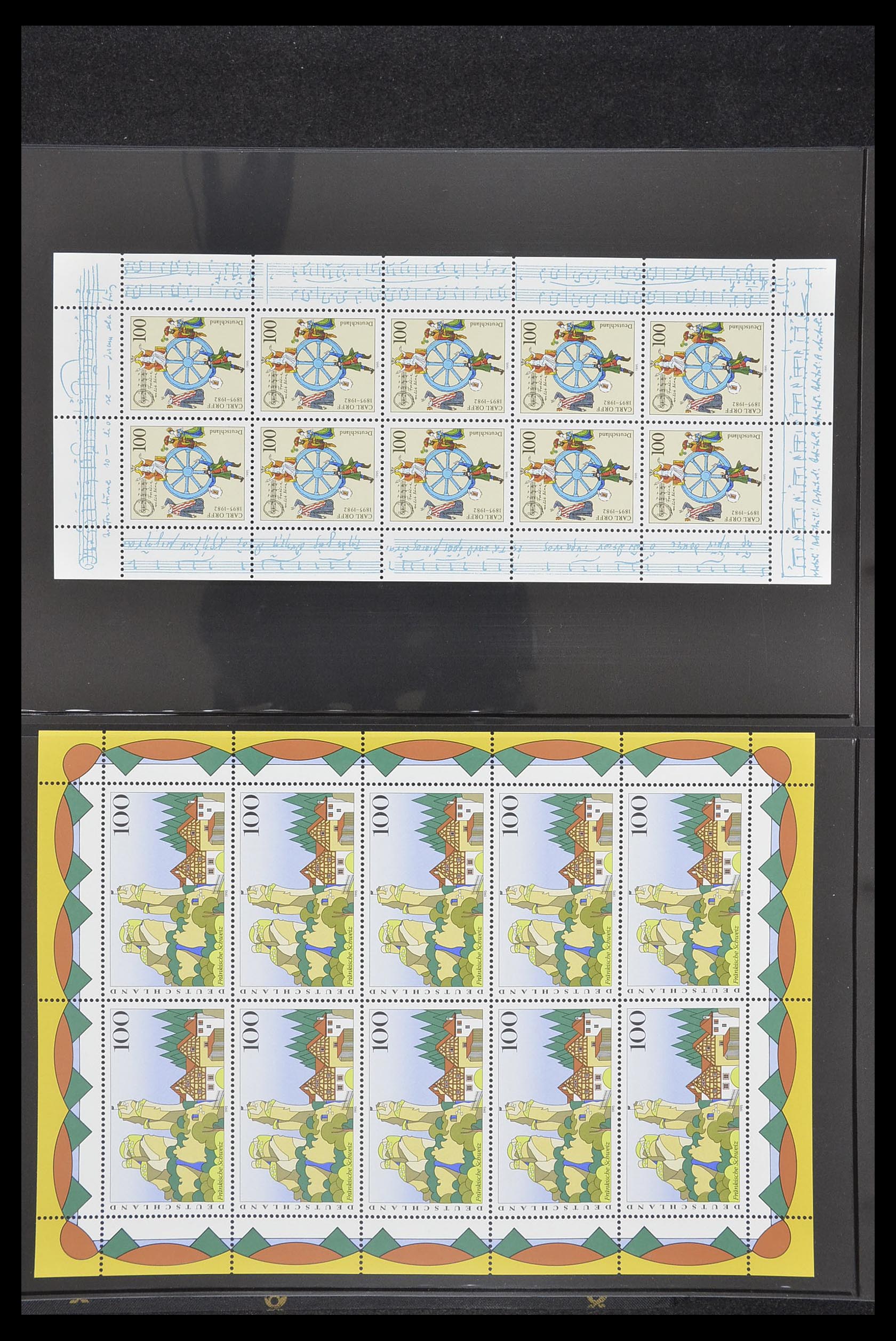 33936 025 - Postzegelverzameling 33936 Bundespost kleinbogen 1994-2000.