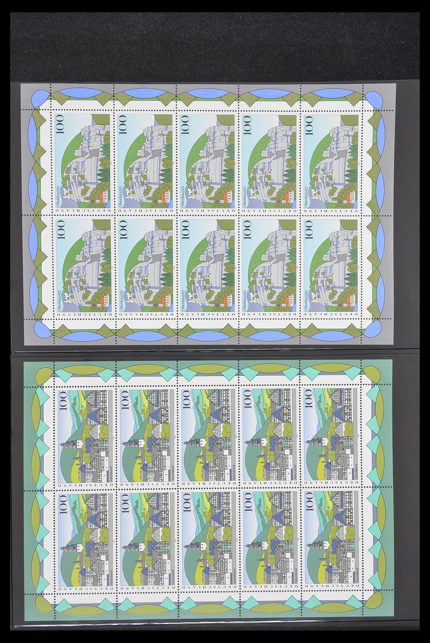 33936 026 - Postzegelverzameling 33936 Bundespost kleinbogen 1994-2000.