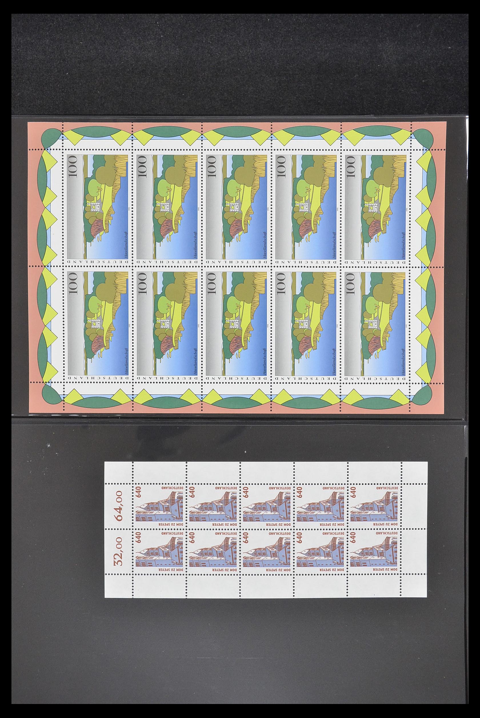 33936 027 - Postzegelverzameling 33936 Bundespost kleinbogen 1994-2000.