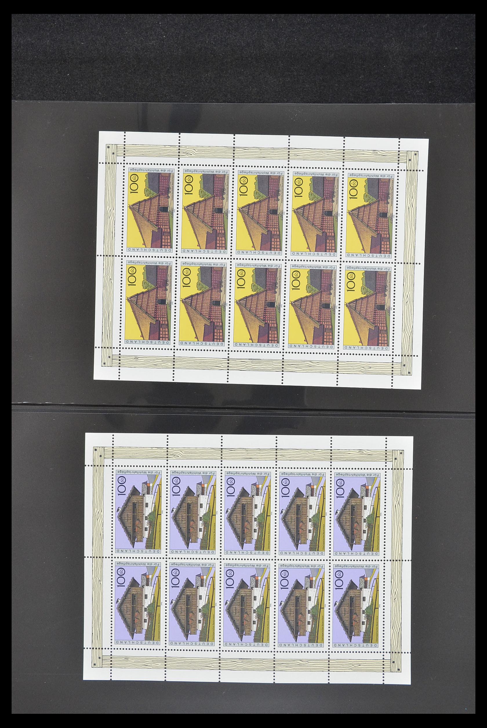 33936 031 - Postzegelverzameling 33936 Bundespost kleinbogen 1994-2000.