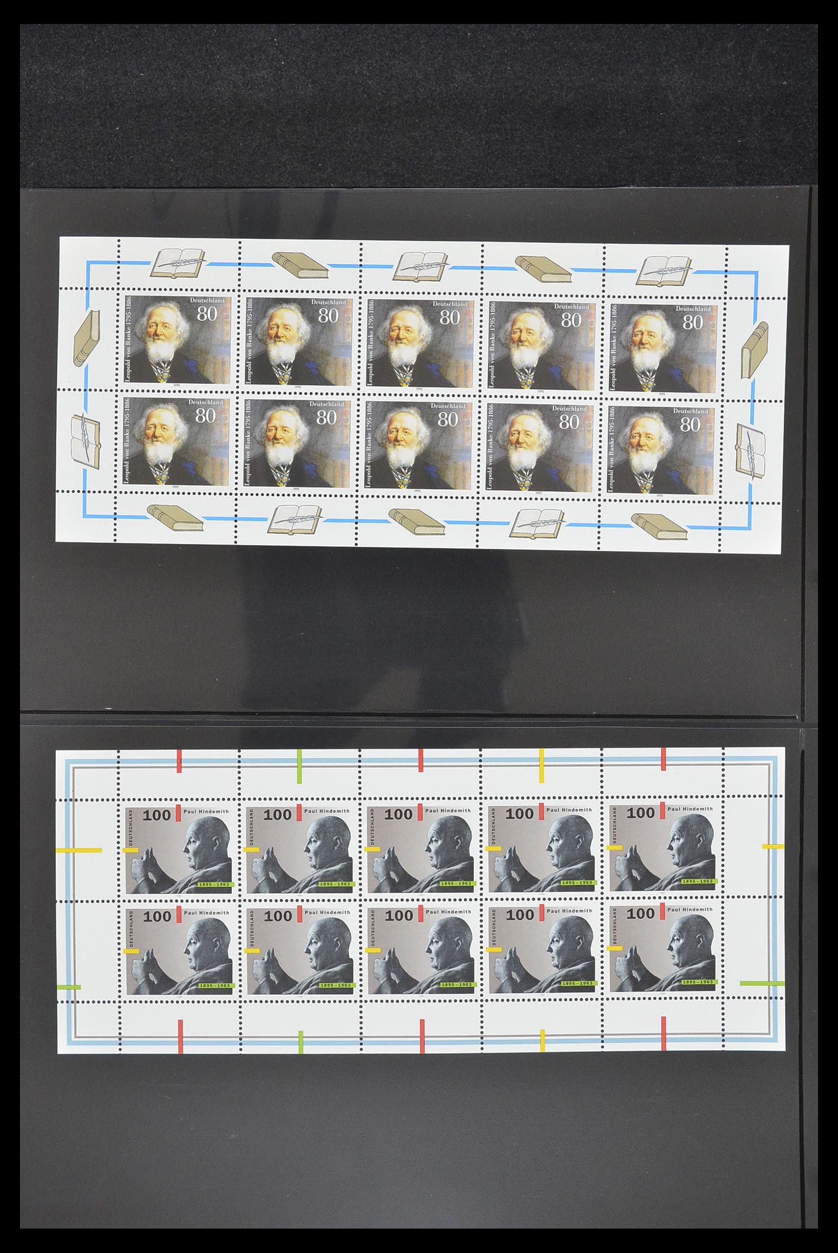 33936 033 - Postzegelverzameling 33936 Bundespost kleinbogen 1994-2000.