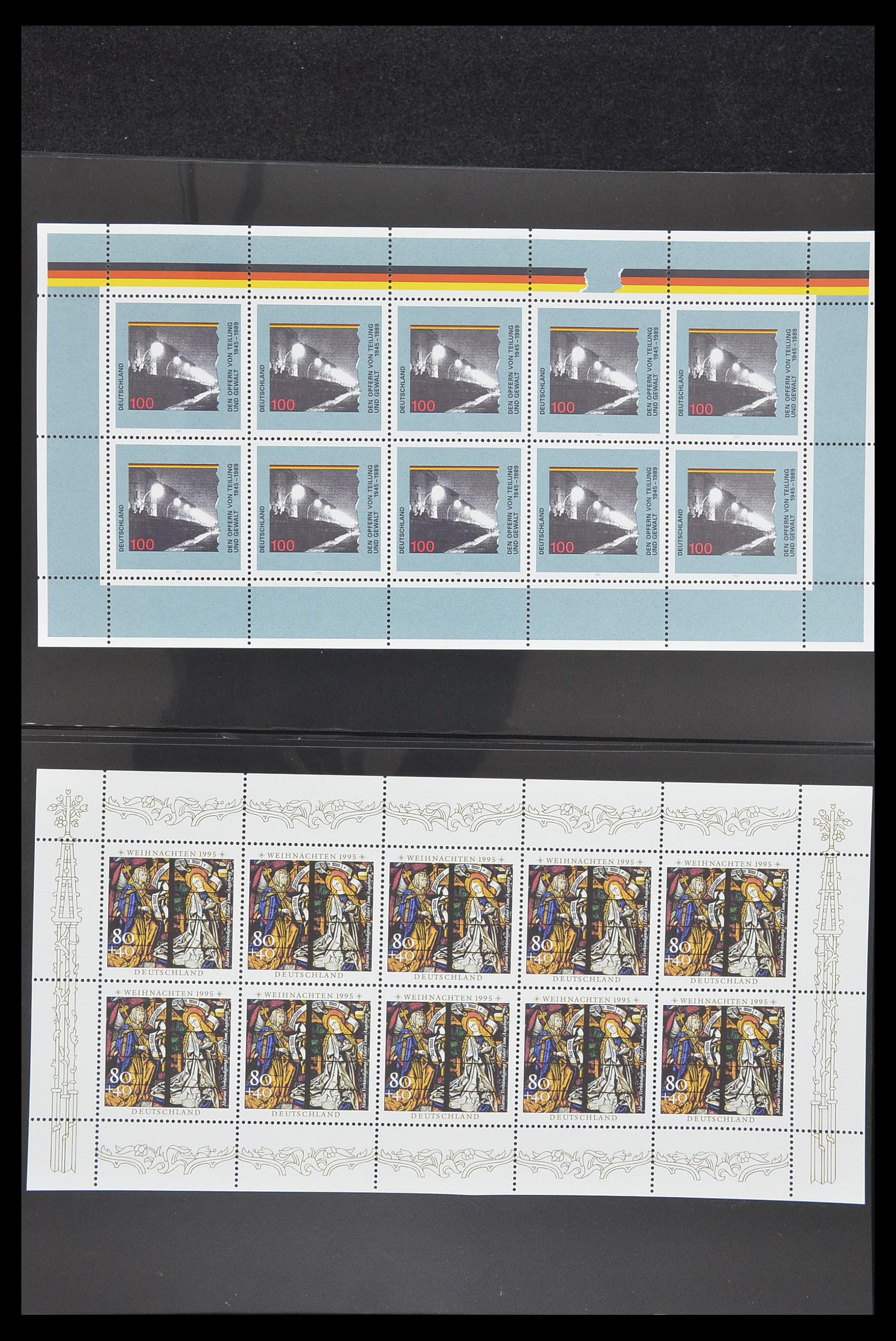 33936 035 - Postzegelverzameling 33936 Bundespost kleinbogen 1994-2000.
