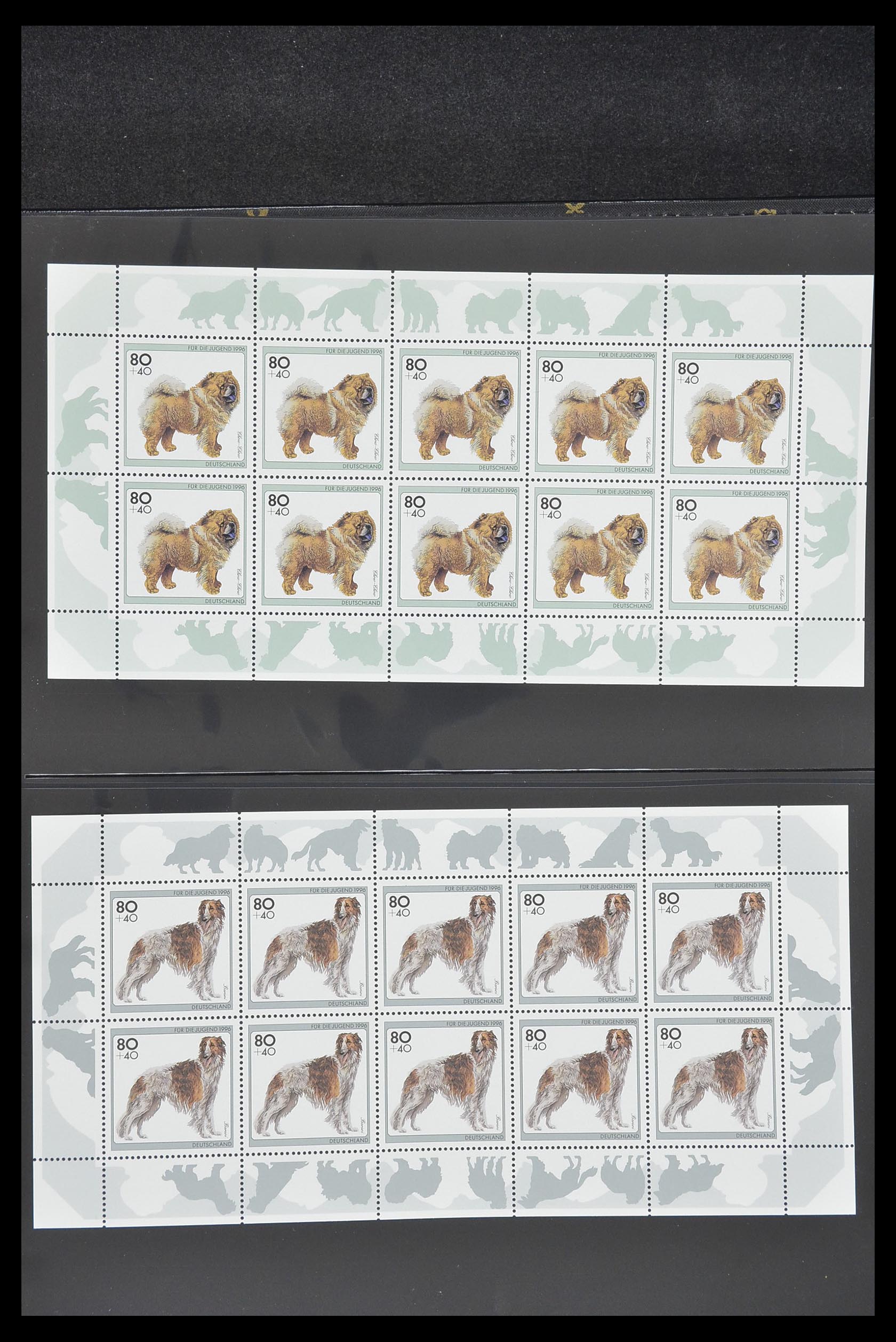 33936 038 - Postzegelverzameling 33936 Bundespost kleinbogen 1994-2000.