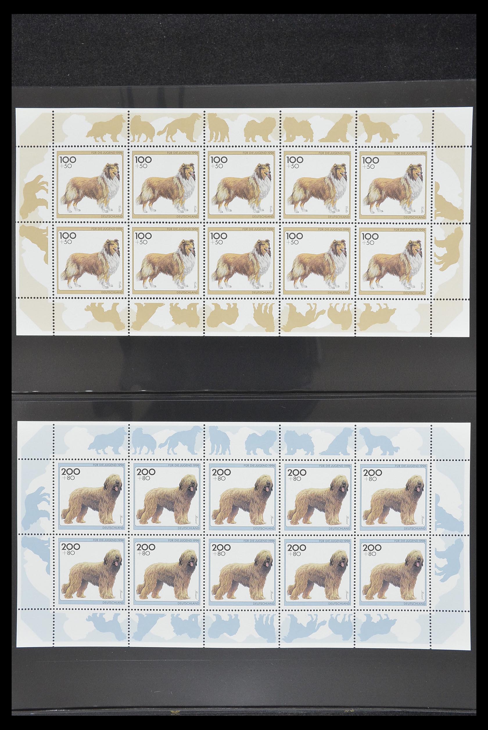 33936 039 - Postzegelverzameling 33936 Bundespost kleinbogen 1994-2000.