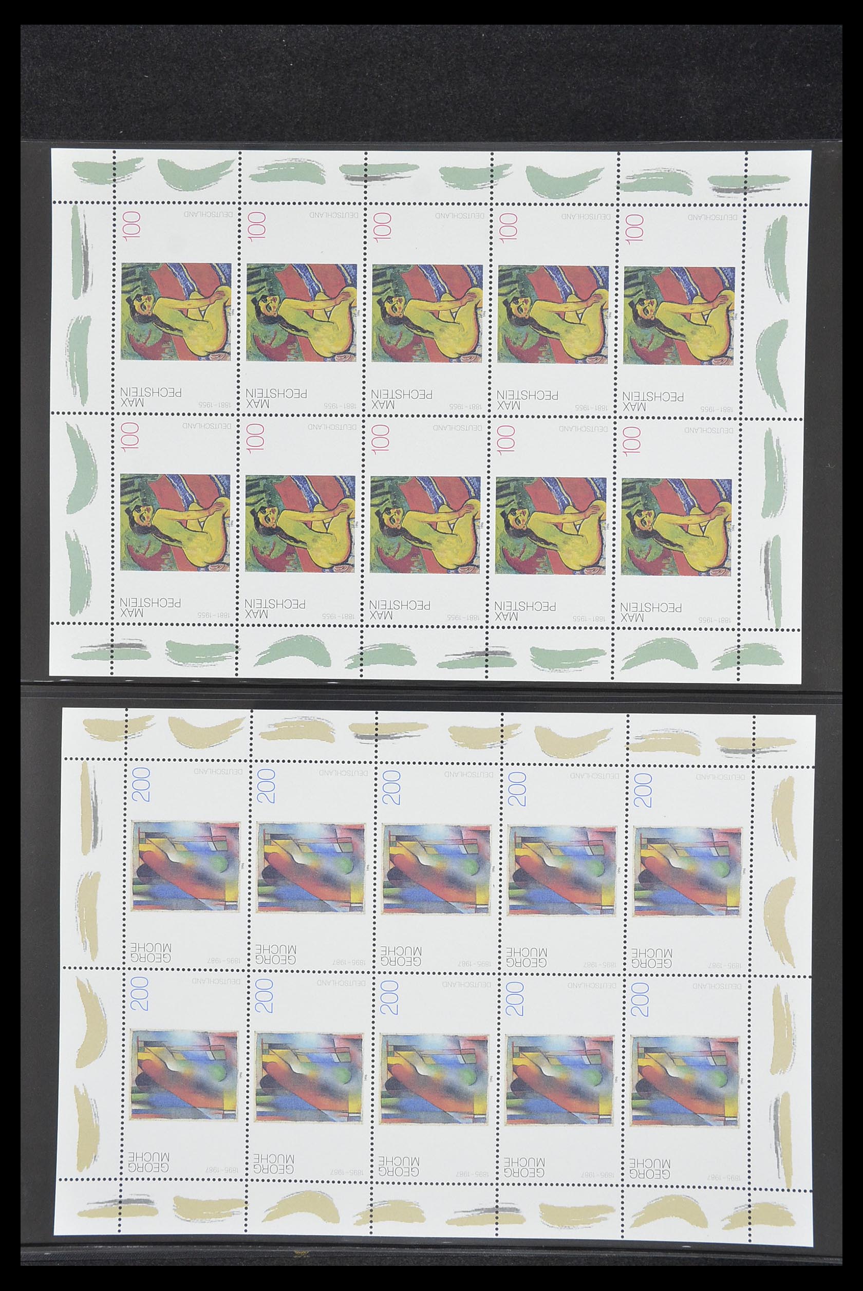 33936 041 - Stamp collection 33936 Bundespost kleinbogen 1994-2000.
