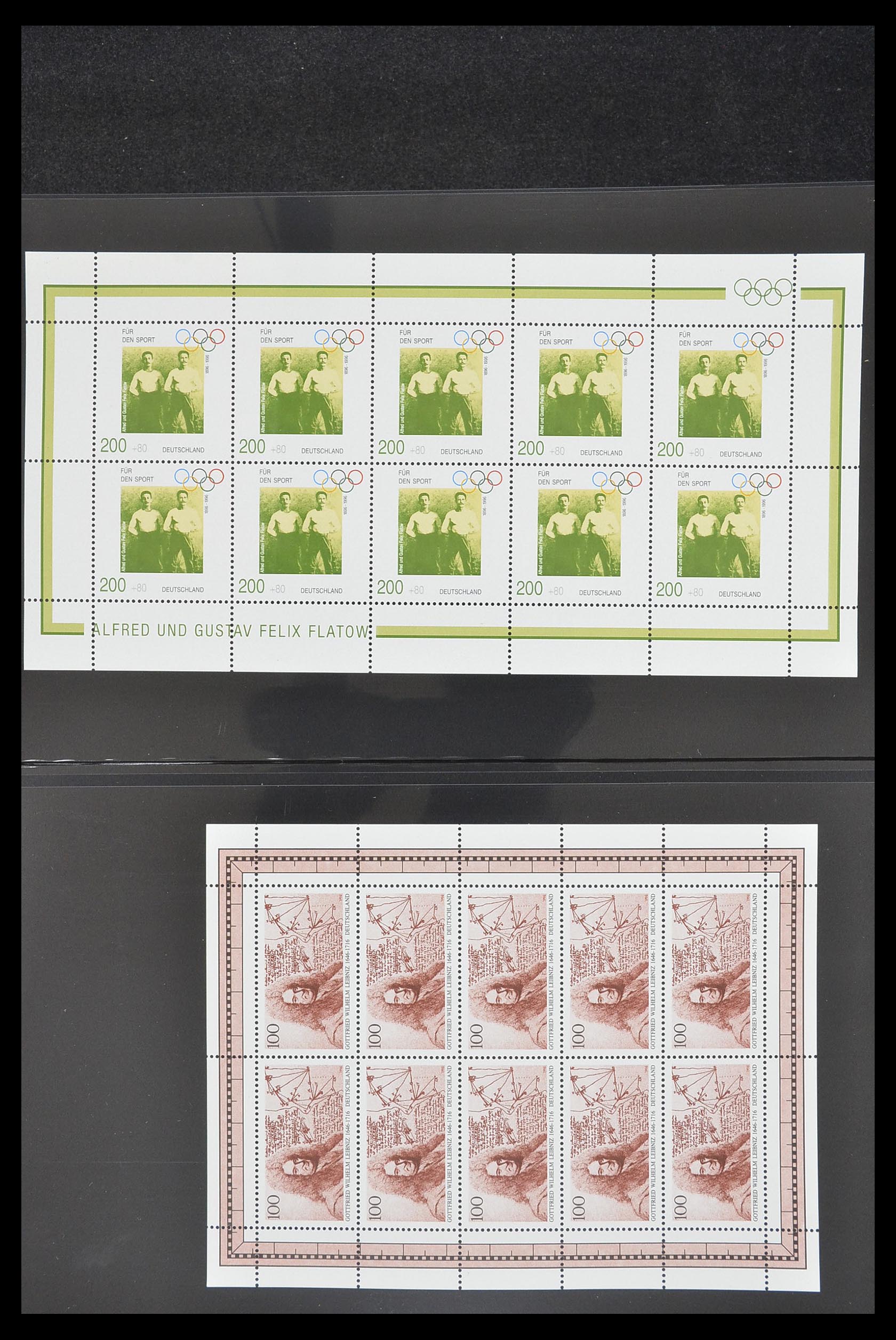 33936 051 - Postzegelverzameling 33936 Bundespost kleinbogen 1994-2000.