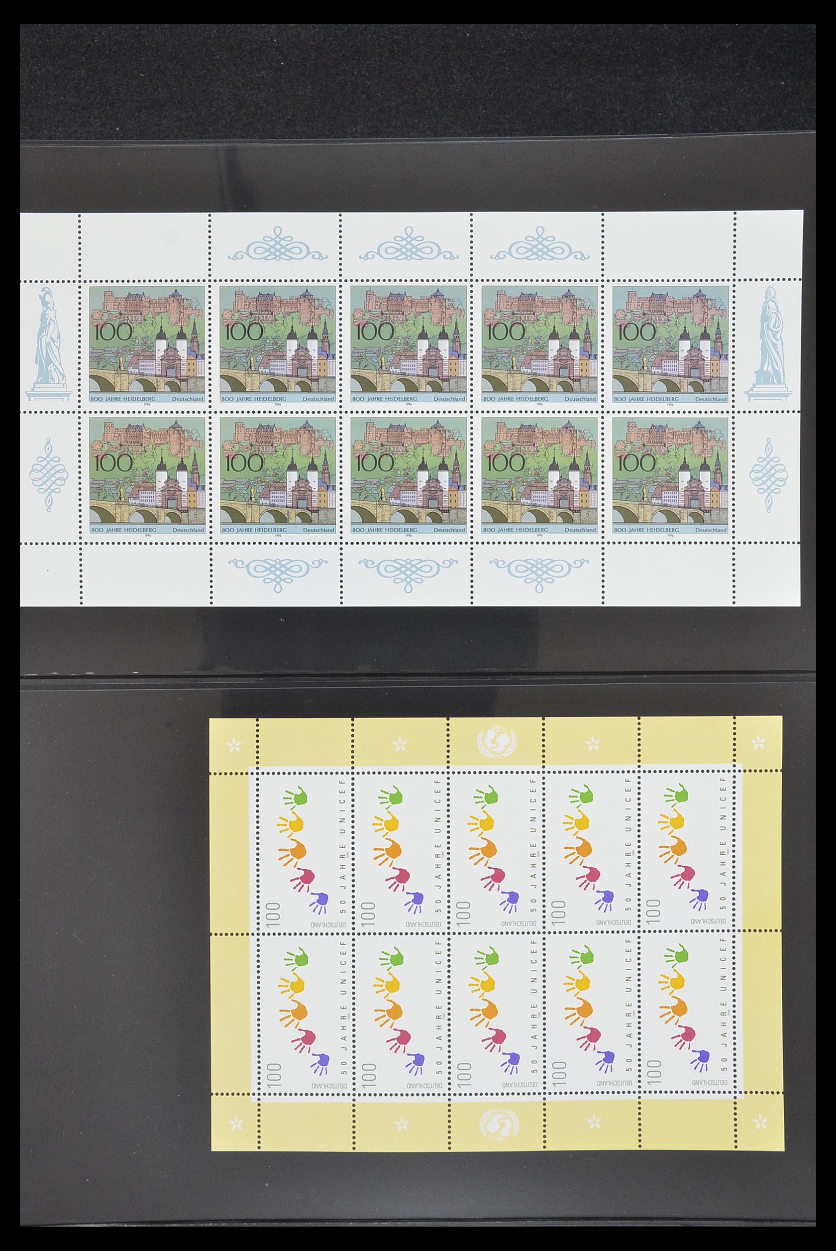33936 053 - Postzegelverzameling 33936 Bundespost kleinbogen 1994-2000.
