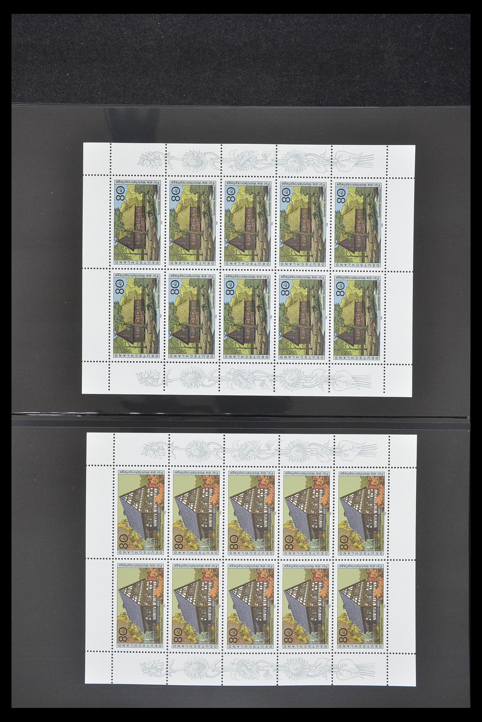 33936 059 - Postzegelverzameling 33936 Bundespost kleinbogen 1994-2000.