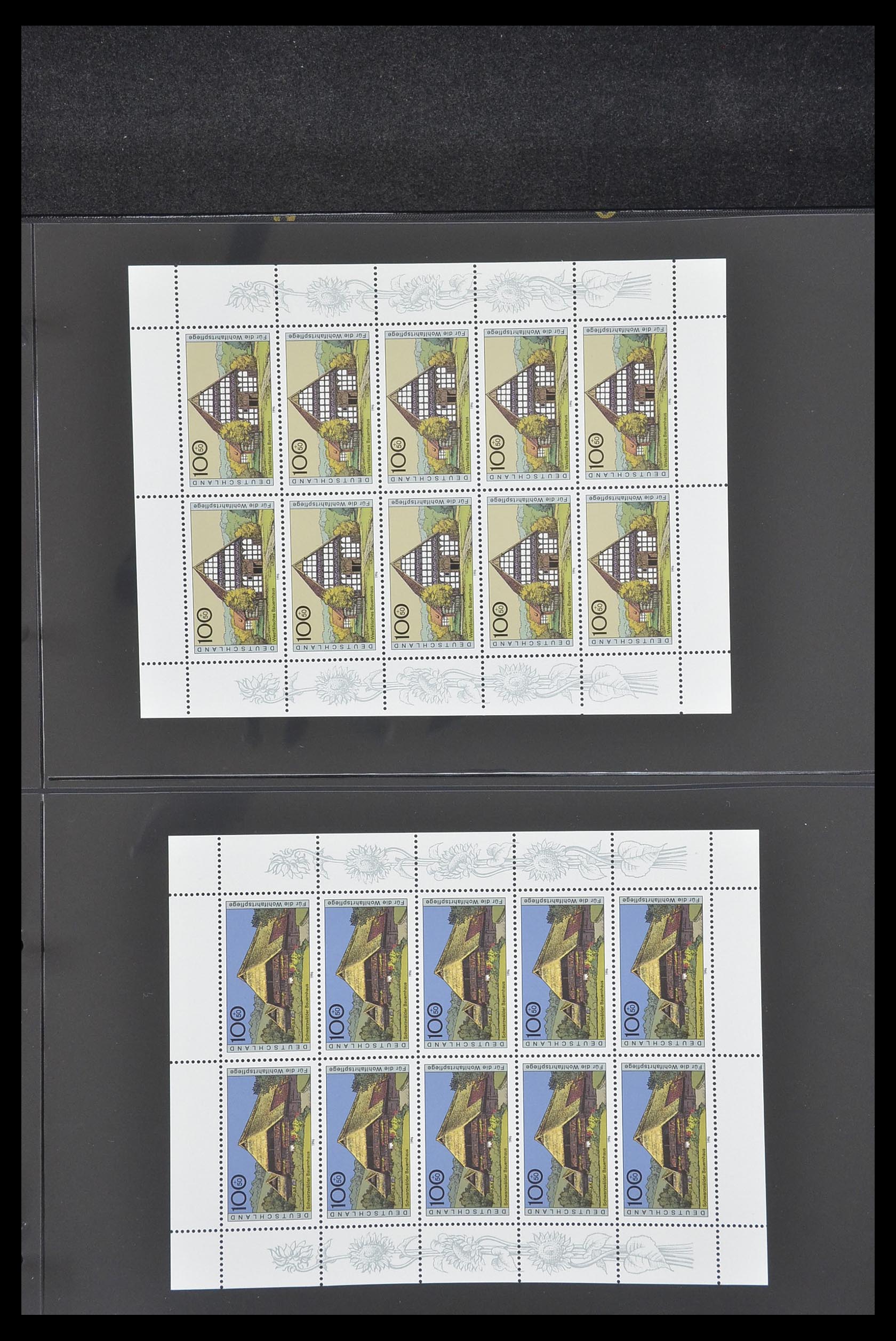 33936 060 - Postzegelverzameling 33936 Bundespost kleinbogen 1994-2000.