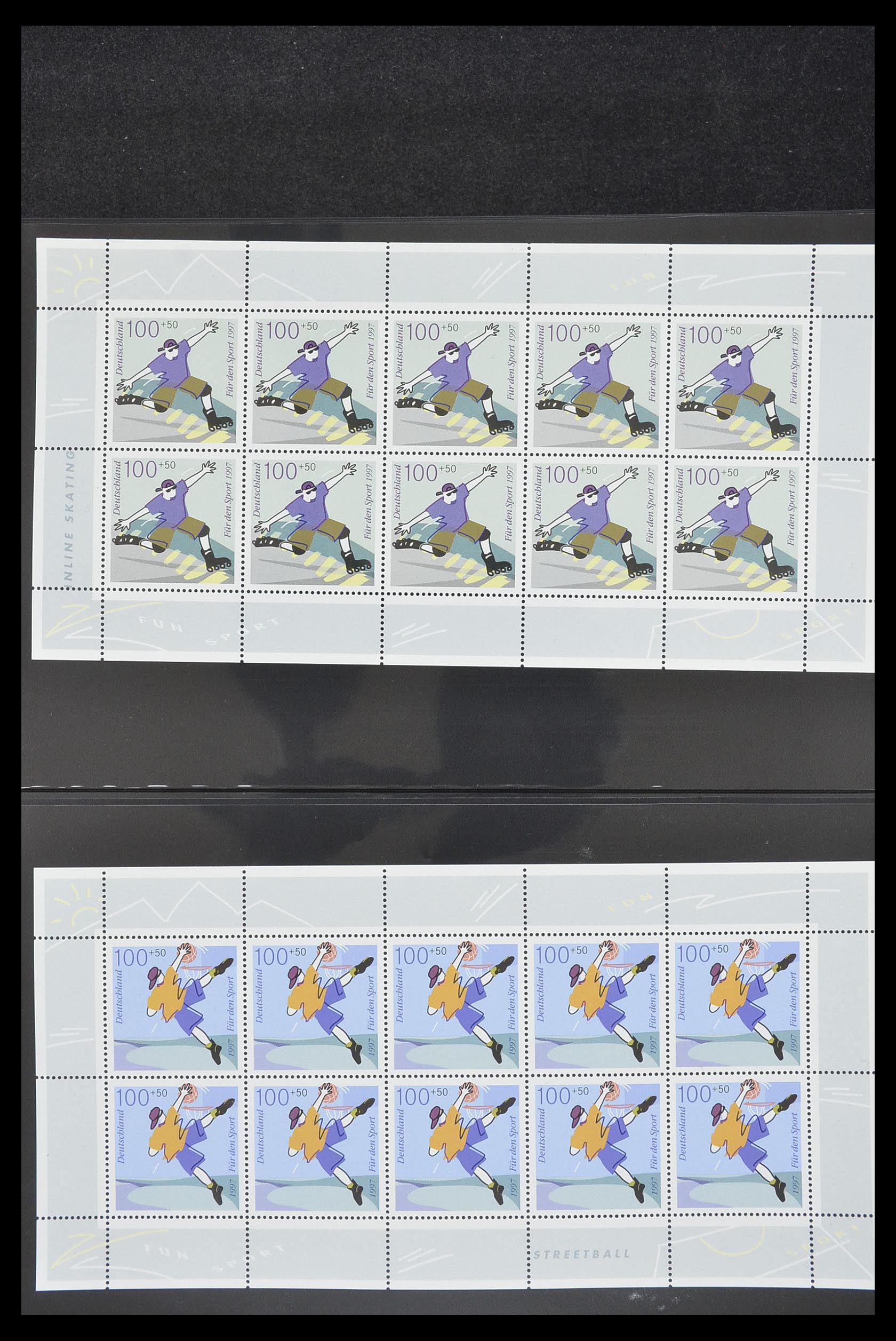 33936 067 - Stamp collection 33936 Bundespost kleinbogen 1994-2000.
