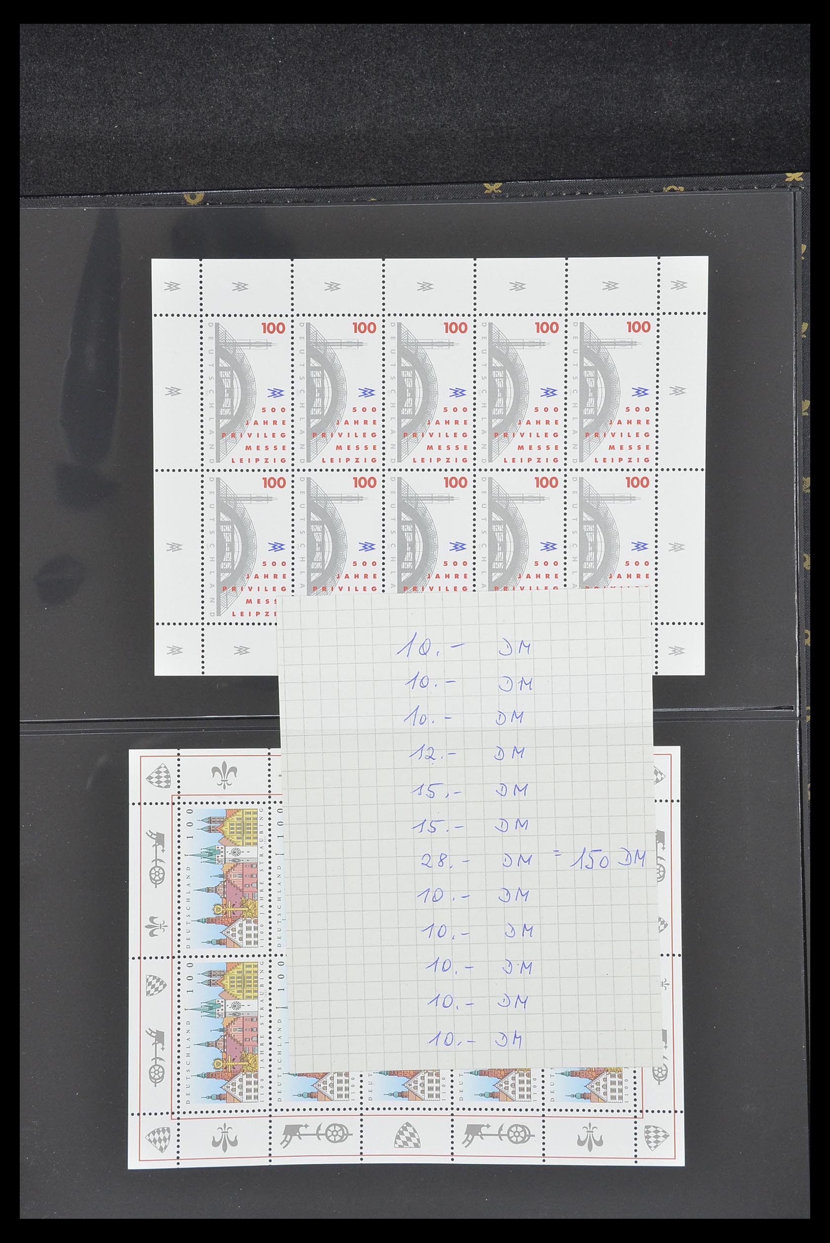 33936 070 - Stamp collection 33936 Bundespost kleinbogen 1994-2000.