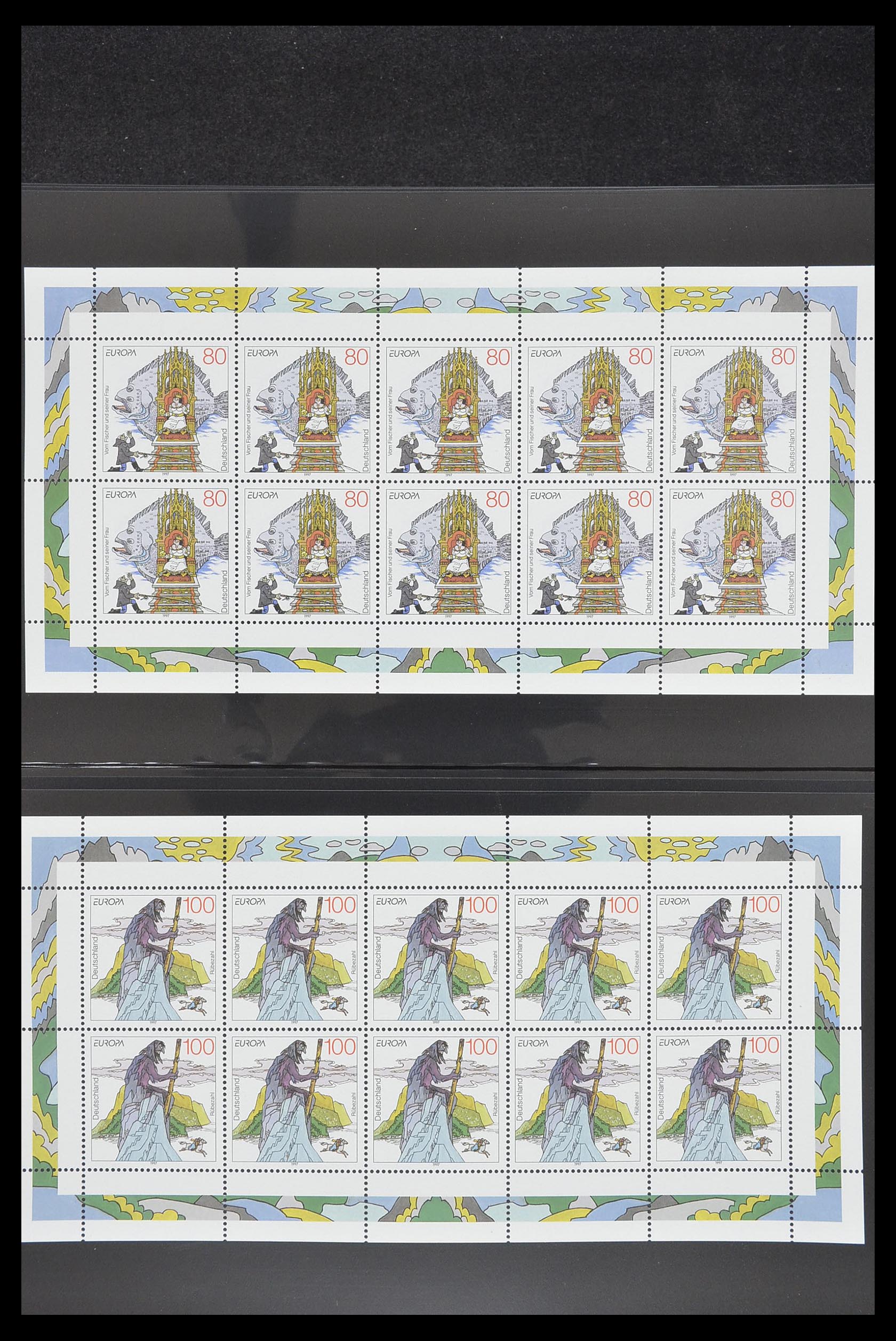 33936 073 - Stamp collection 33936 Bundespost kleinbogen 1994-2000.